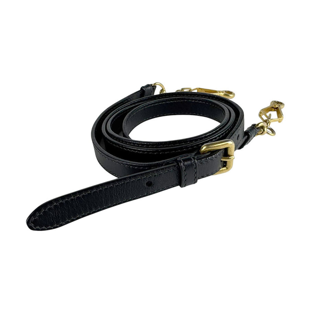 Miu Miu Black Leather Shoulder Bag (Pre-Owned)