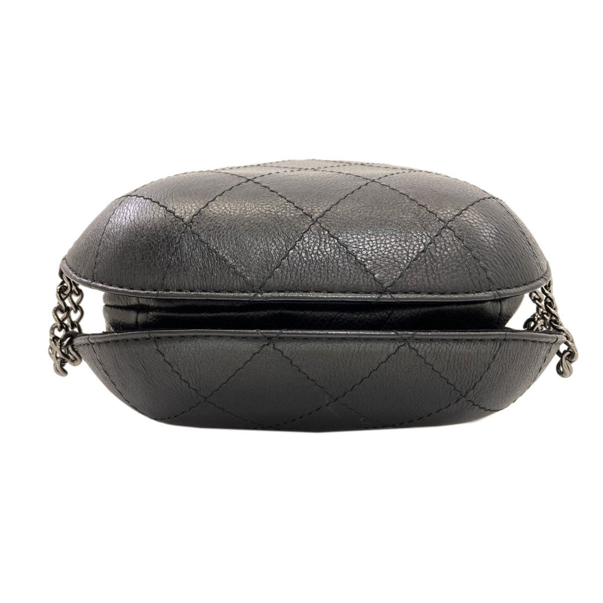 Chanel Gabriel Black Leather Shoulder Bag (Pre-Owned)