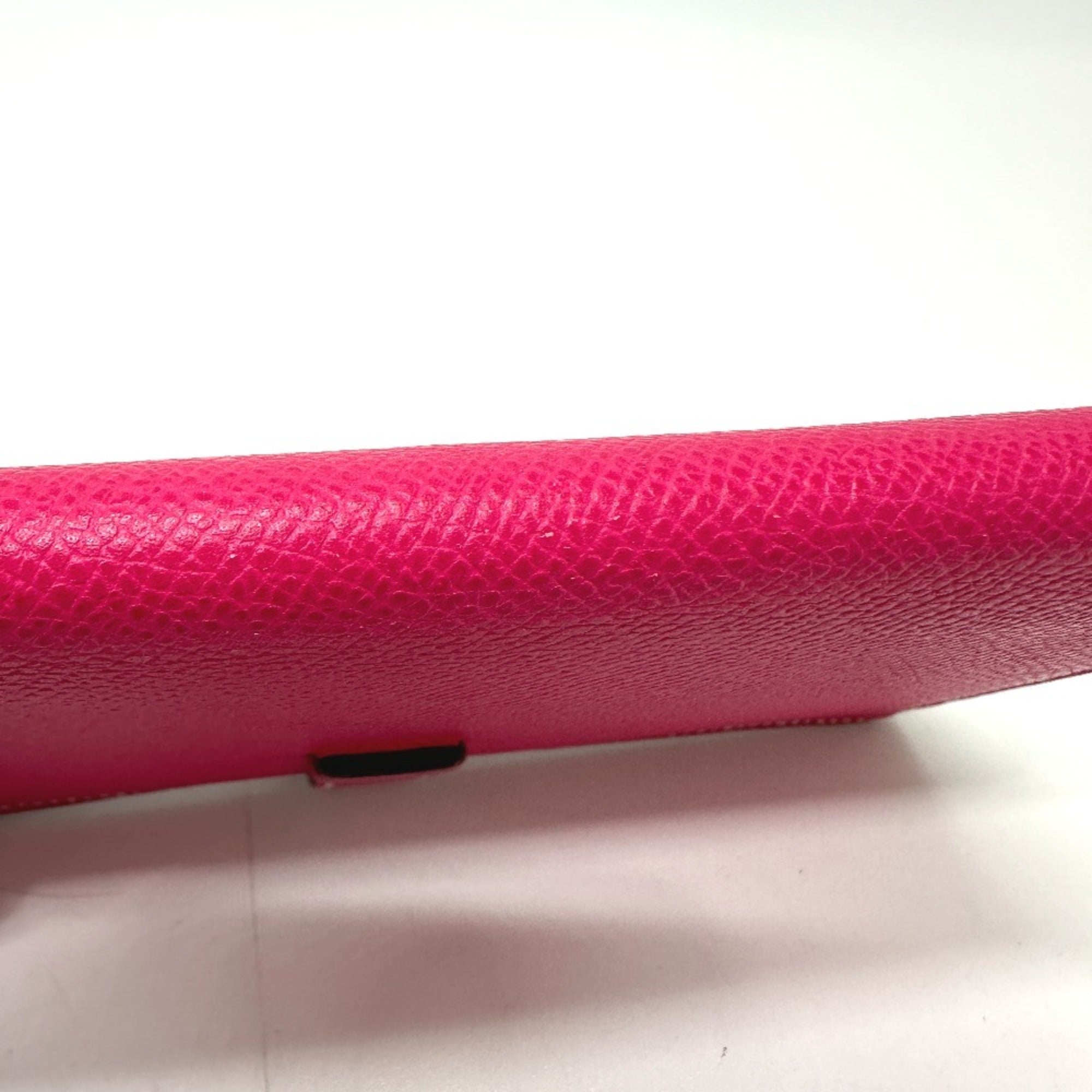 Hermes Pink Epsom Leather Long Wallet (Bi-Fold) (Pre-Owned)