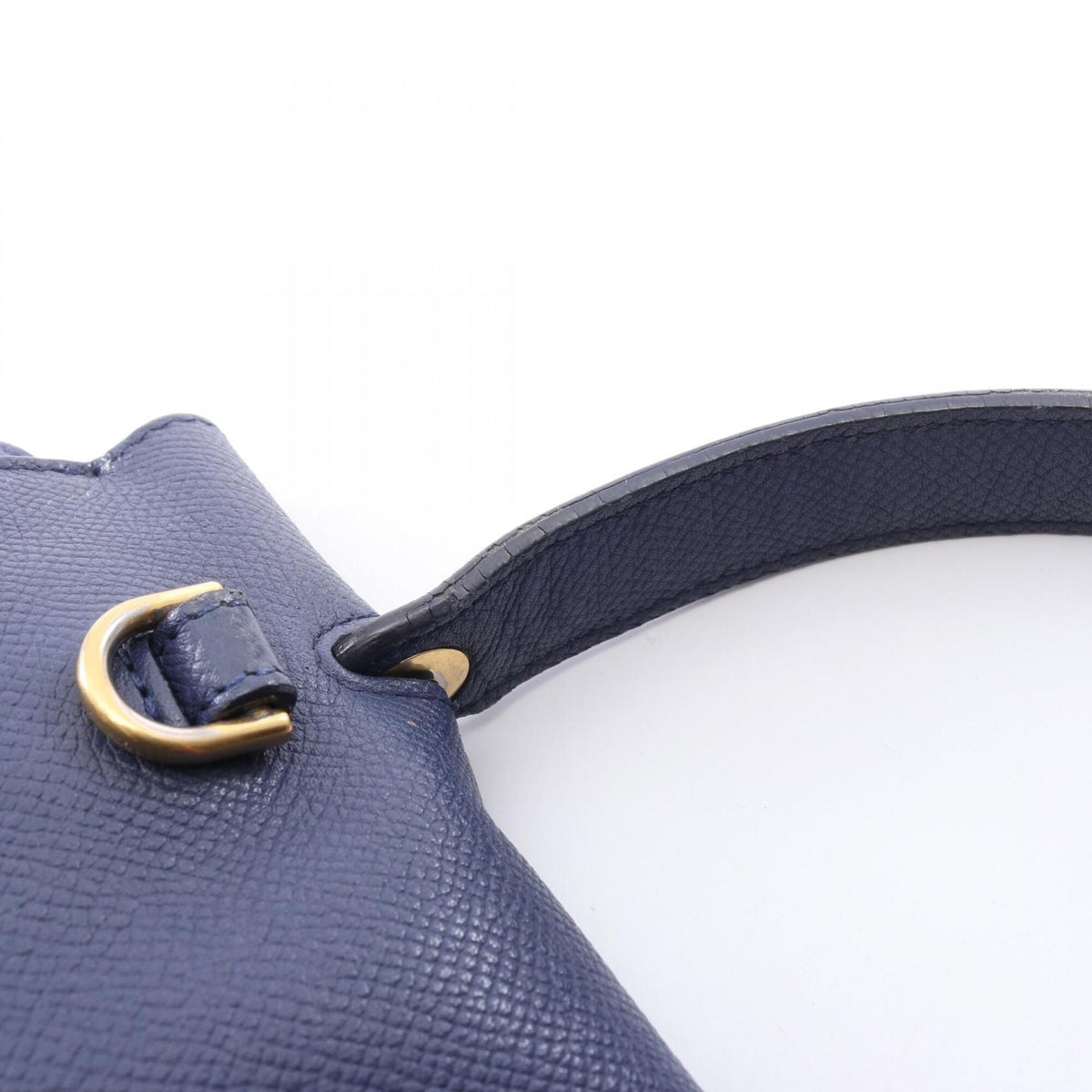 Celine Blue Leather Handbag (Pre-Owned)