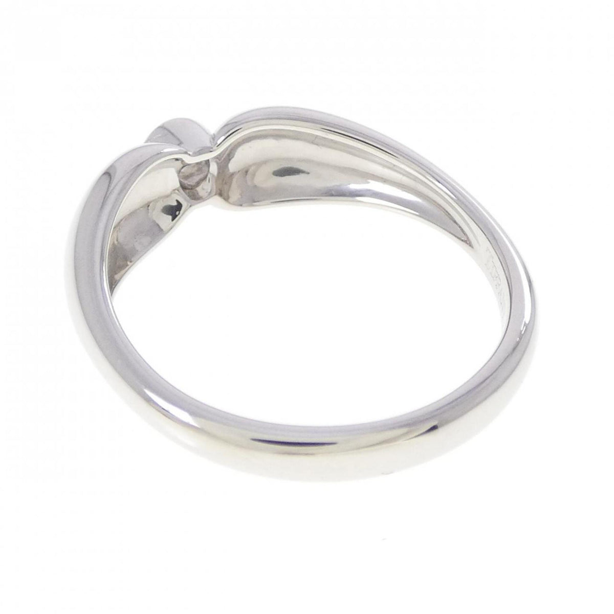Tiffany Platinum Platinum 950 Band Ring (Pre-Owned)