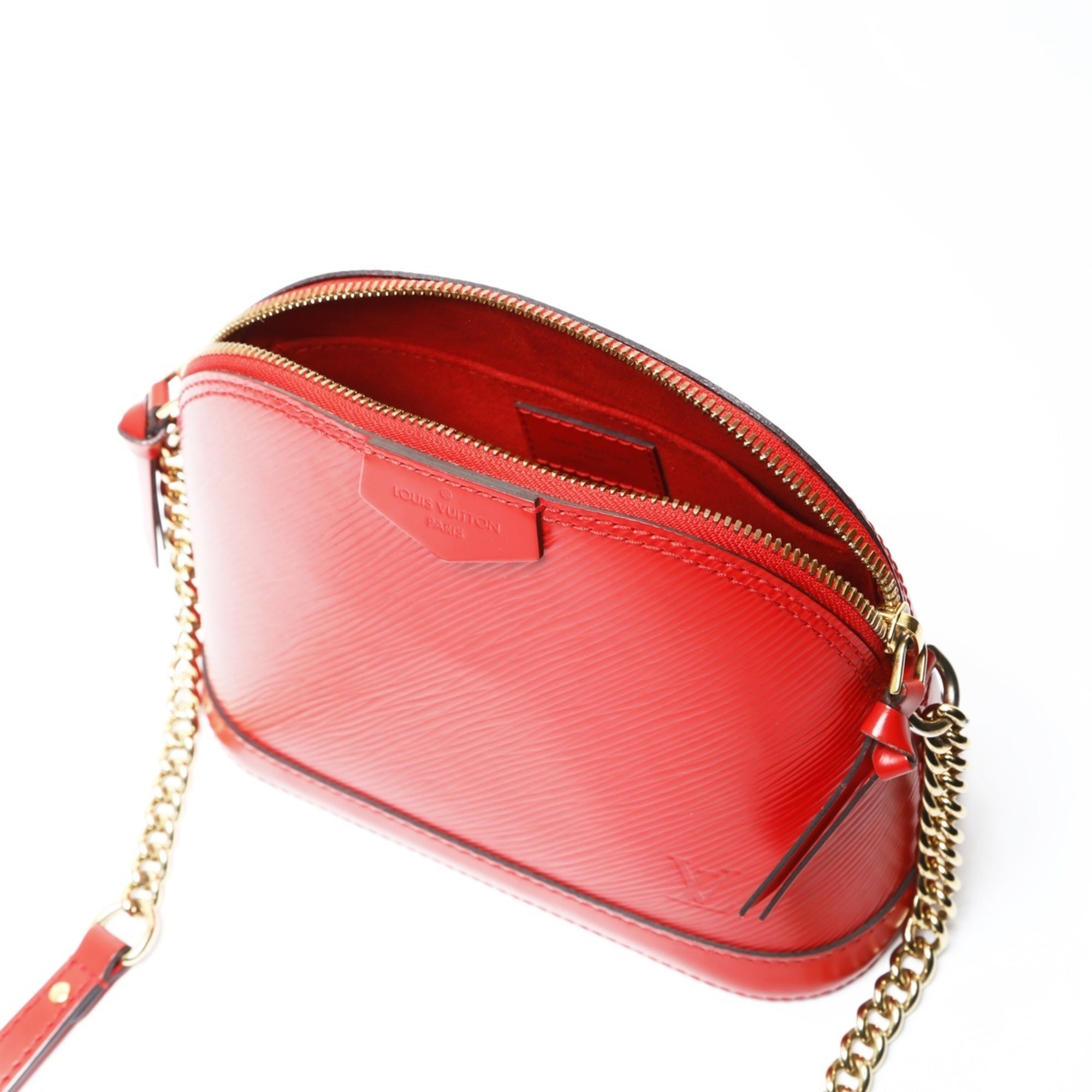 Louis Vuitton Red Color Shoulder Bag (Pre-Owned)