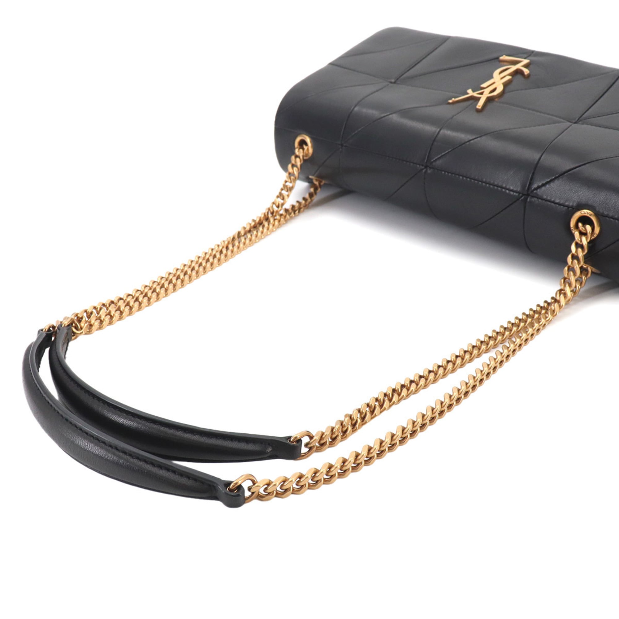 Saint Laurent Black Leather Shoulder Bag (Pre-Owned)