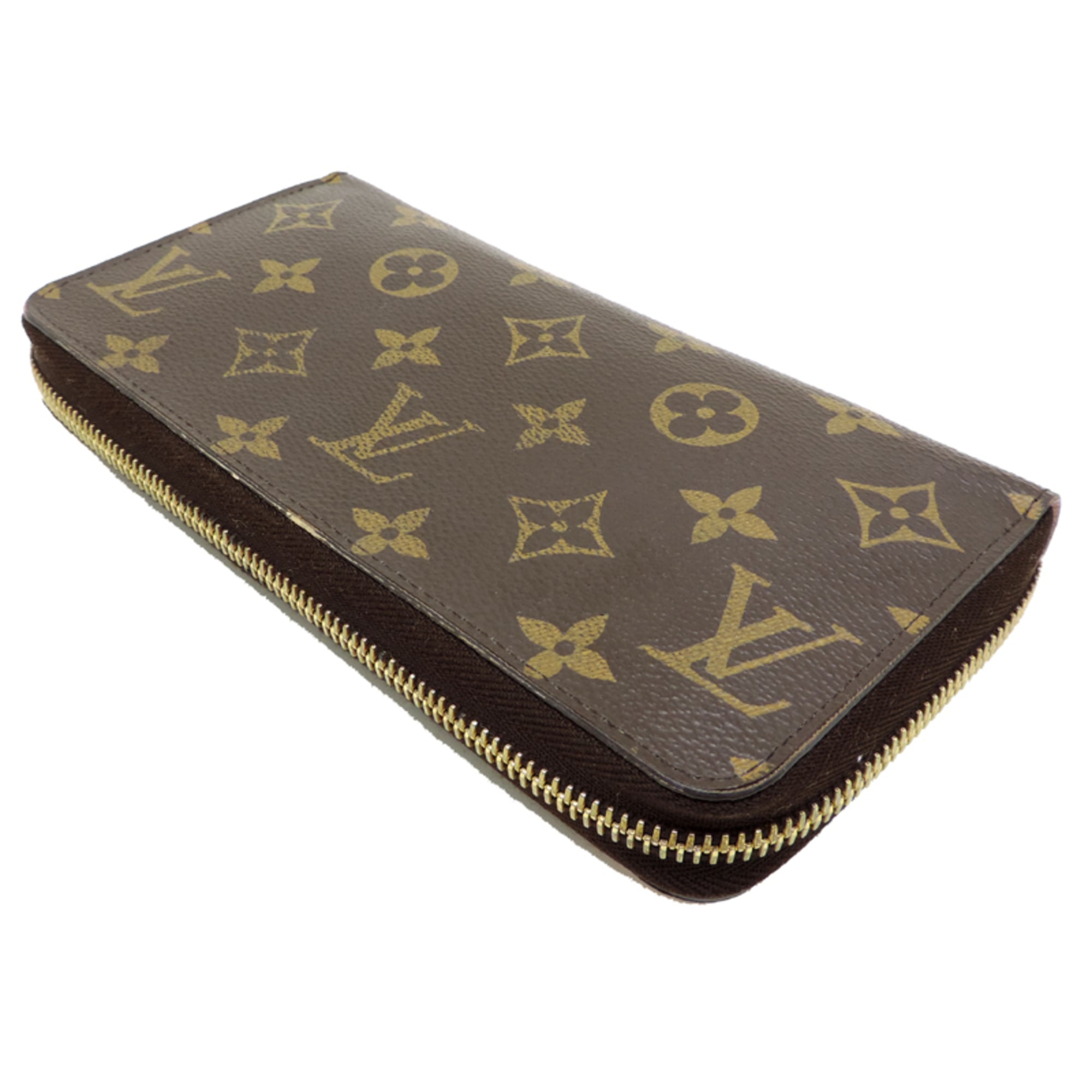 Louis Vuitton Brown Pink Rose Ballerine Monogram Rose Long Wallet (Bi-Fold) (Pre-Owned)