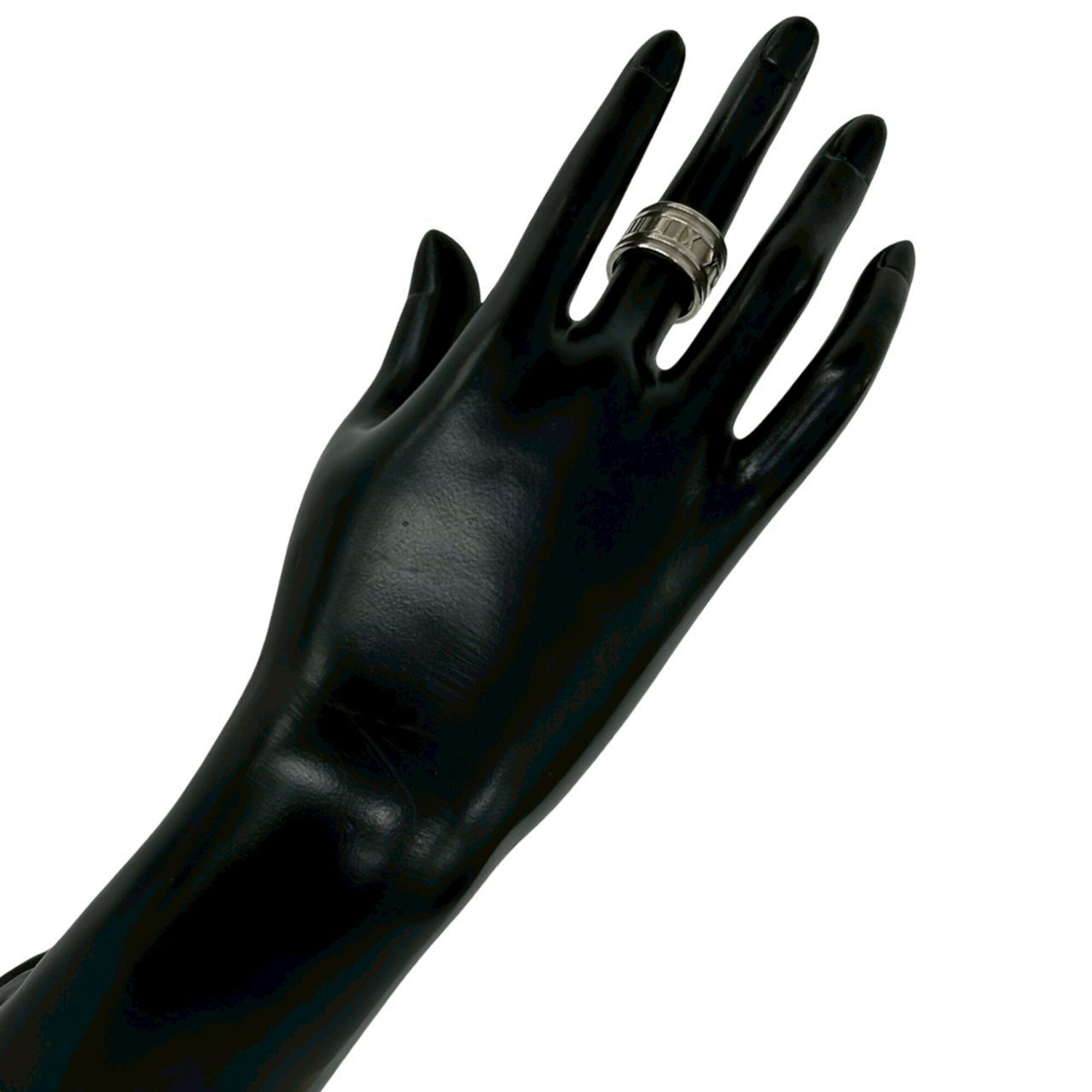 Tiffany Silver Silver 925 Band Ring (Pre-Owned)