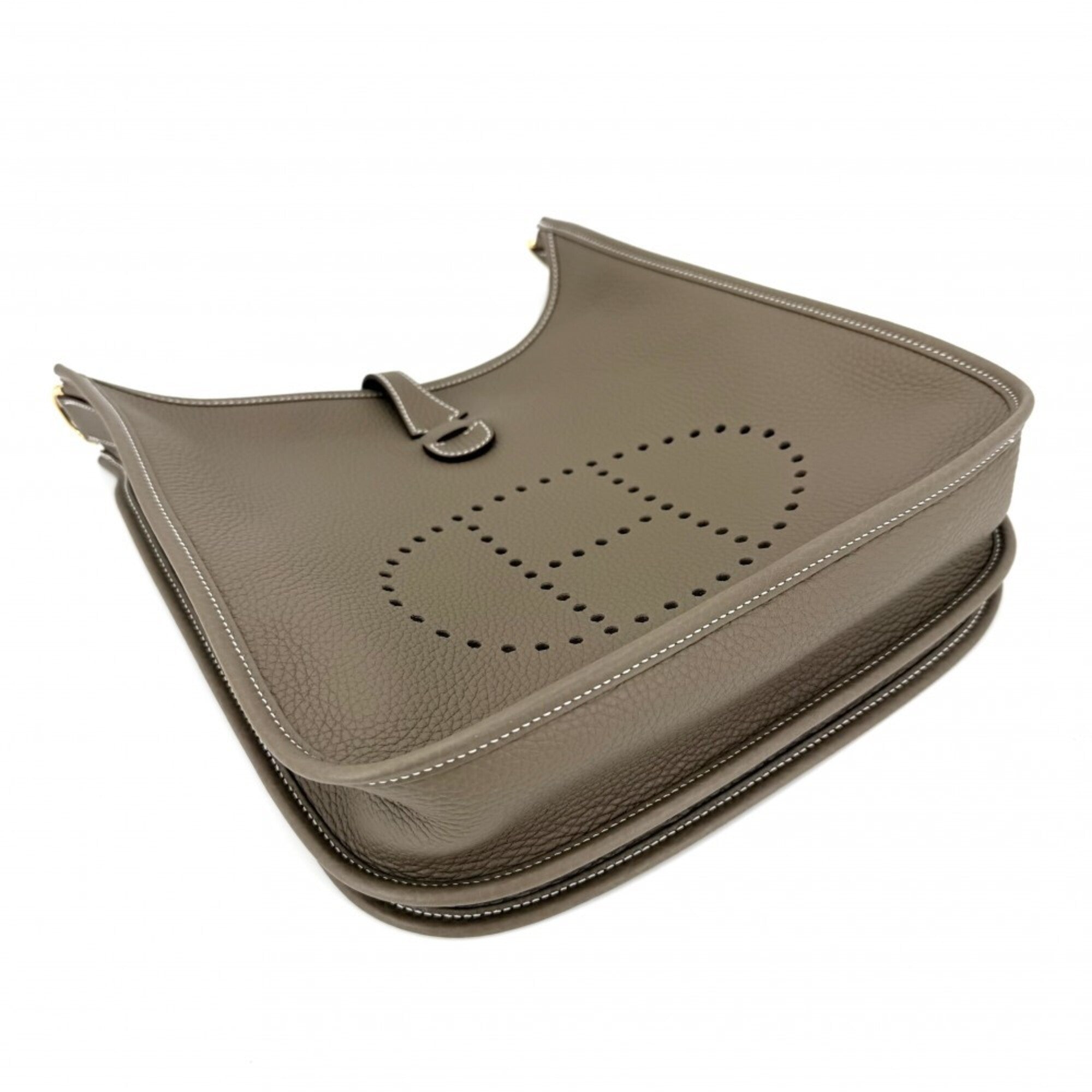 Hermes Brown Leather Shoulder Bag (Pre-Owned)