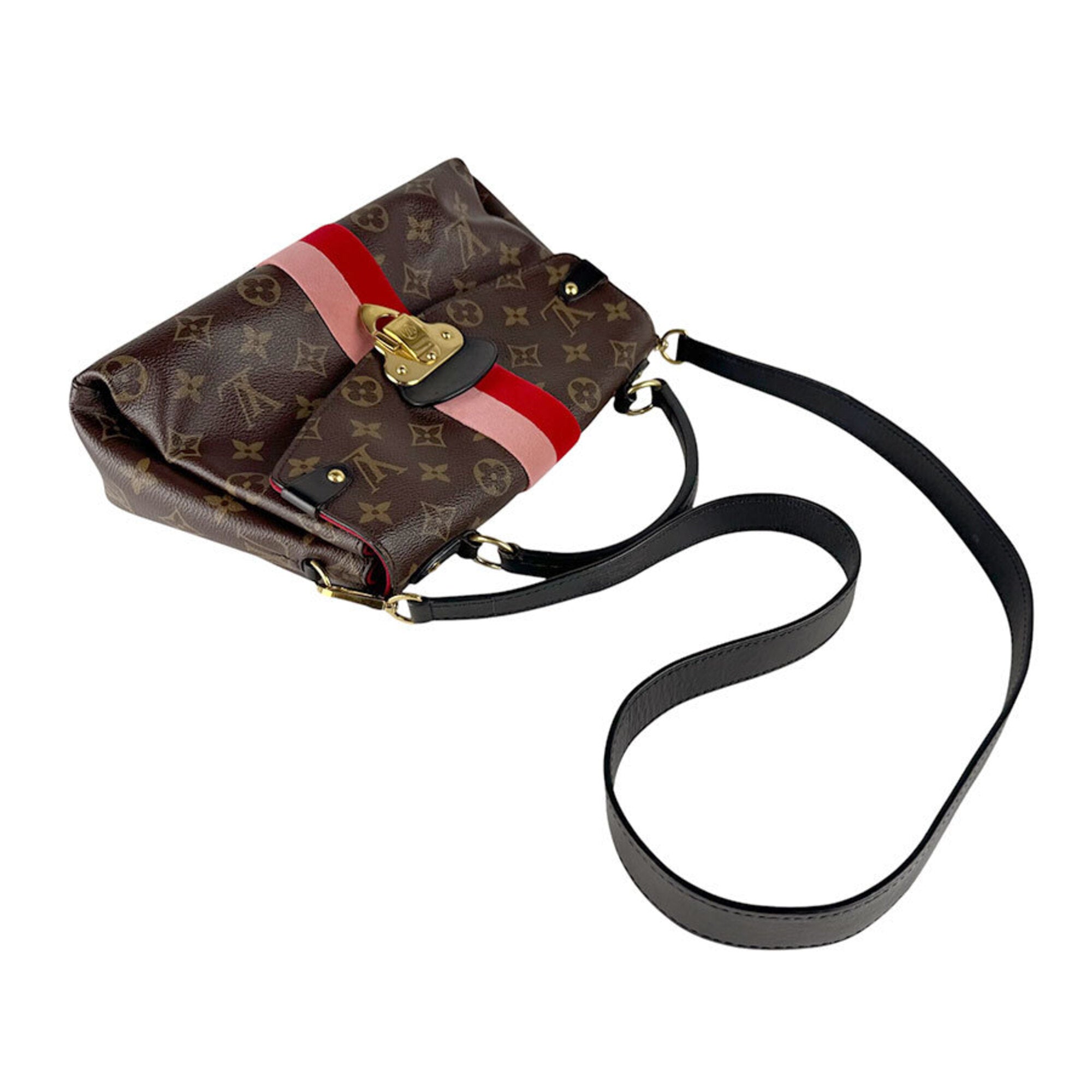 Louis Vuitton Coquelicots Monogram Peche Monogram Handbag Shoulder Bag (Pre-Owned)