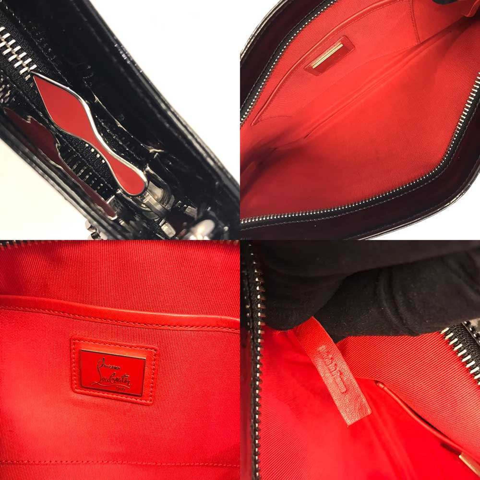 Christian Louboutin Black Leather Shoulder Bag (Pre-Owned)