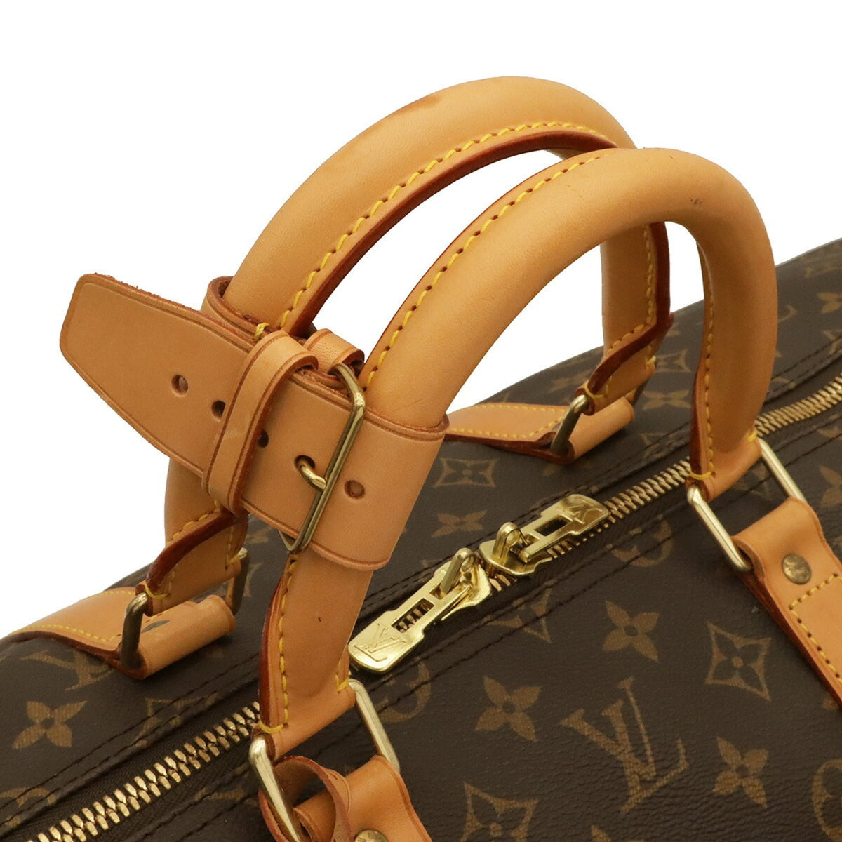 Louis Vuitton Brown Monogram Canvas Boston Bag Shoulder Bag (Pre-Owned)
