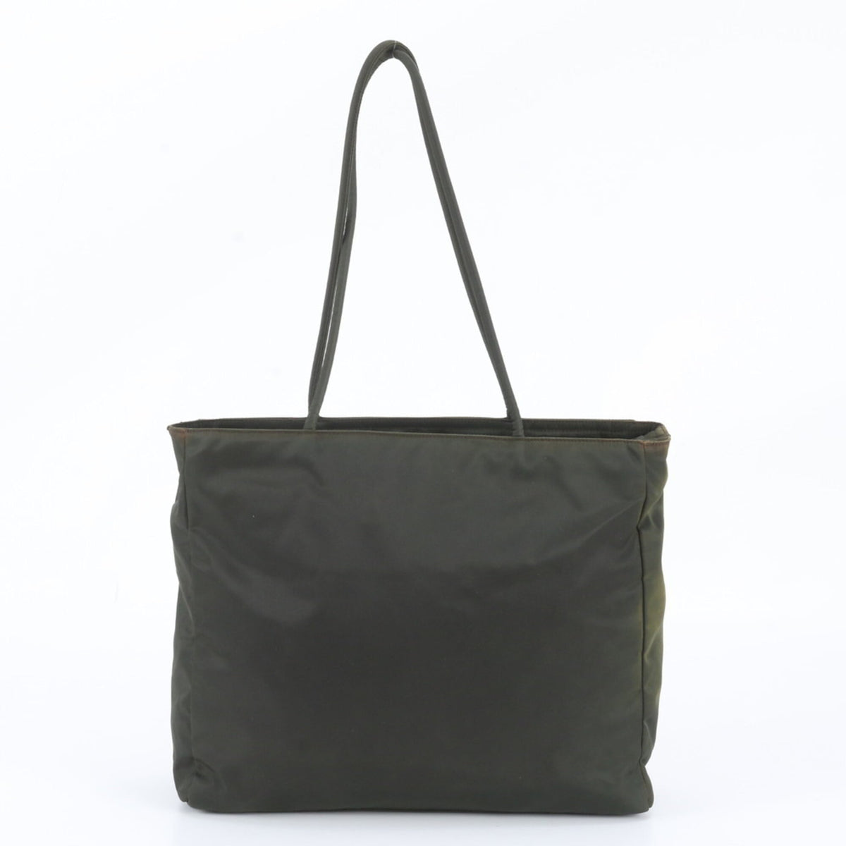 Prada Green Khaki Handbag Shoulder Bag Tote Bag (Pre-Owned)