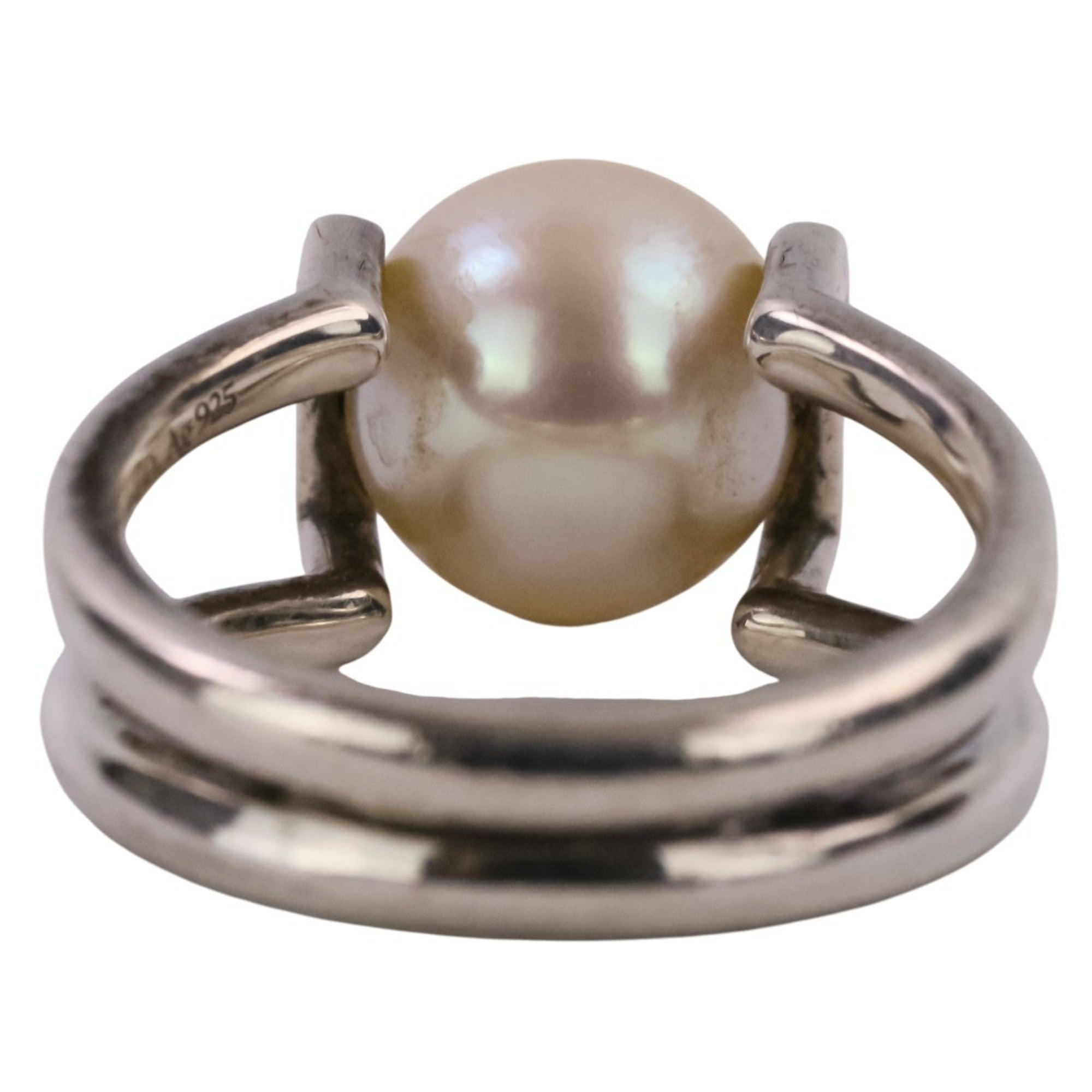 Tiffany Silver Silver 925 Band Ring (Pre-Owned)