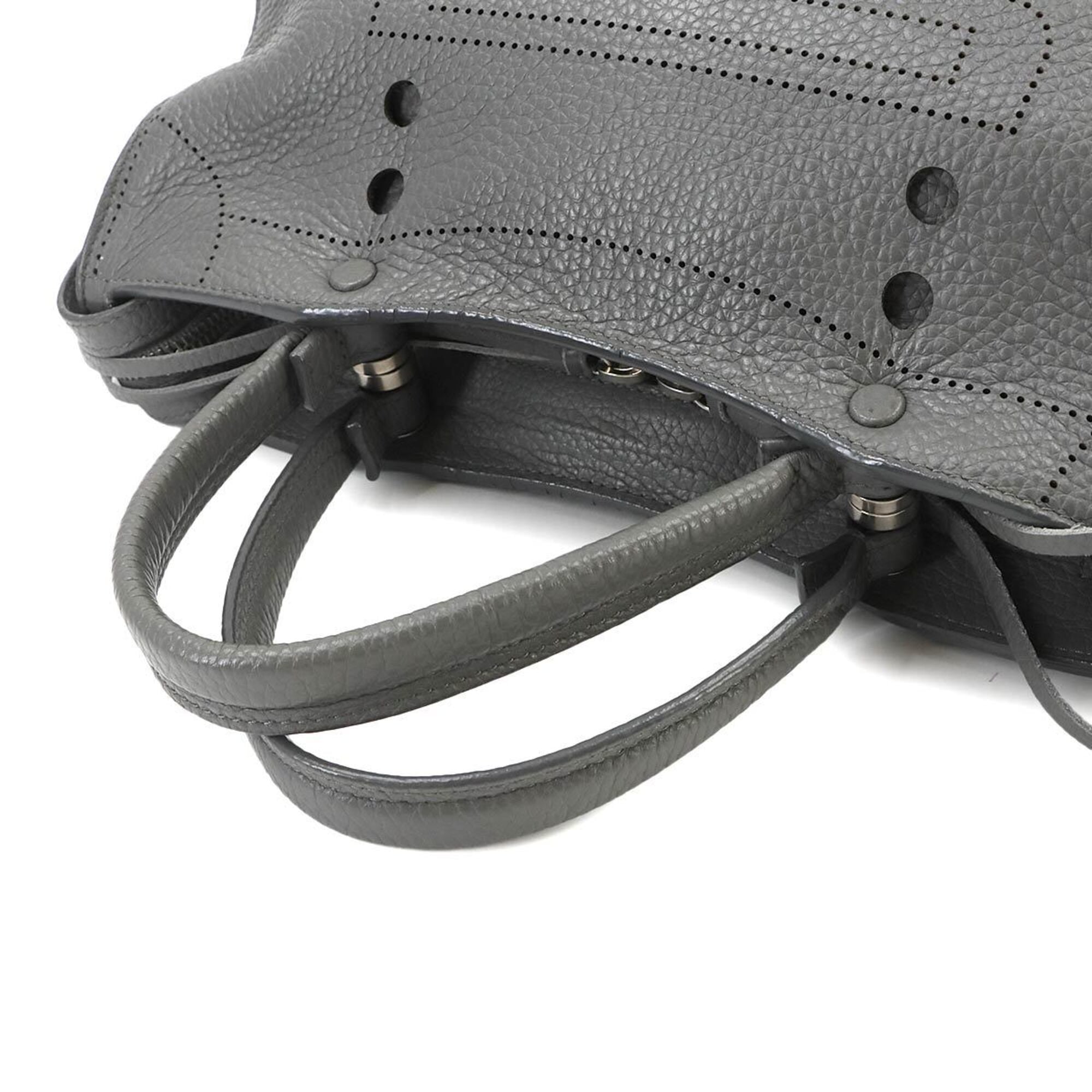 Balenciaga Gray Leather Handbag (Pre-Owned)