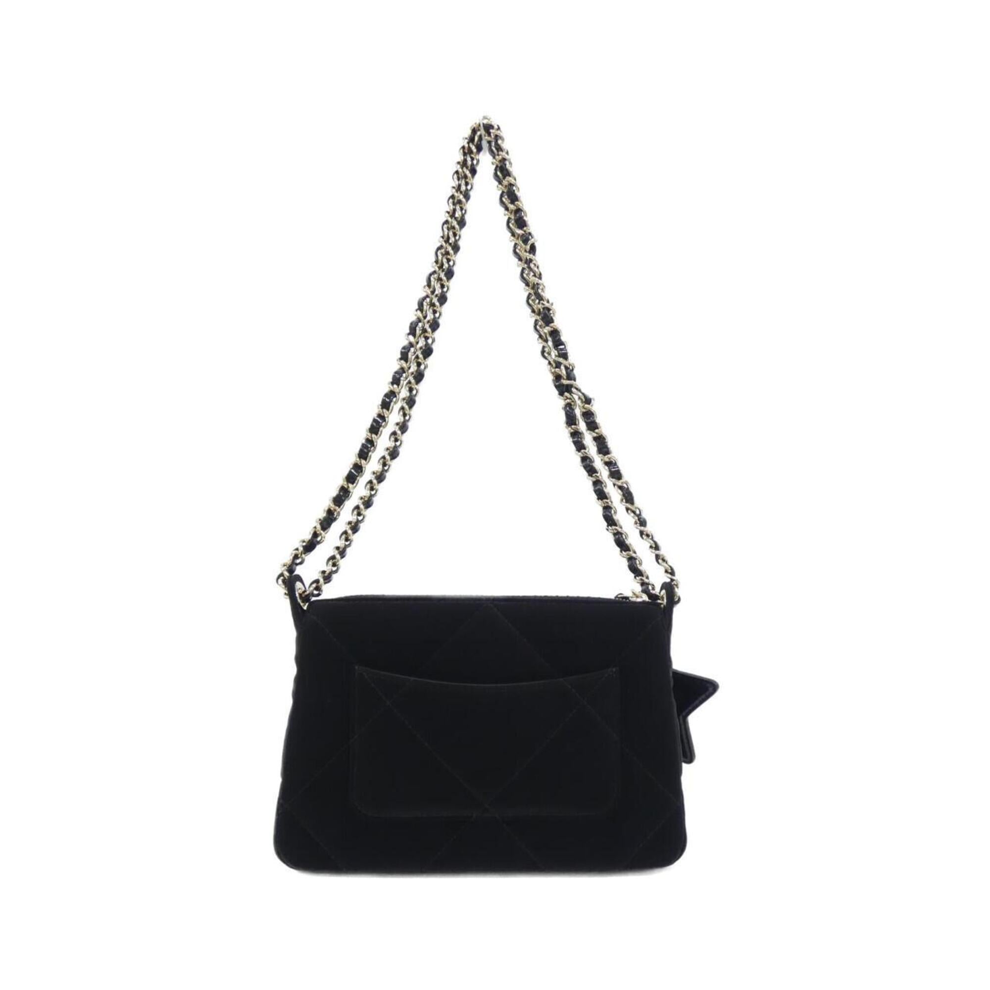 Chanel Black Handbag Shoulder Bag (Pre-Owned)
