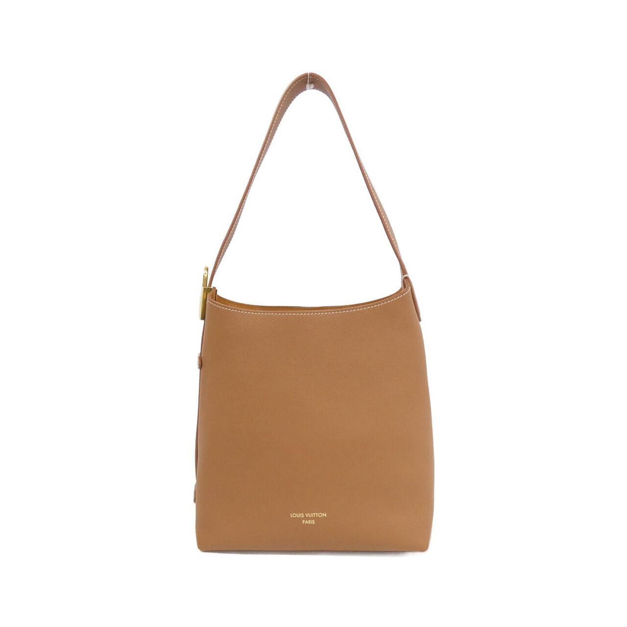Louis Vuitton Brown Cognac Leather Shoulder Bag (Pre-Owned)