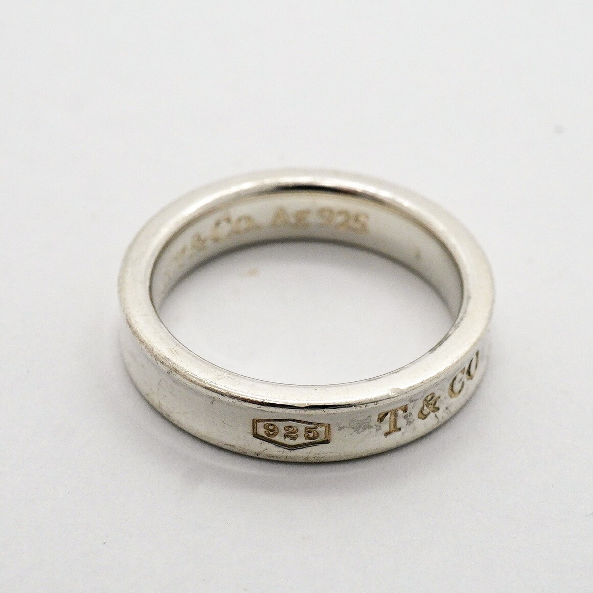 Tiffany Silver 925 Band Ring (Pre-Owned)