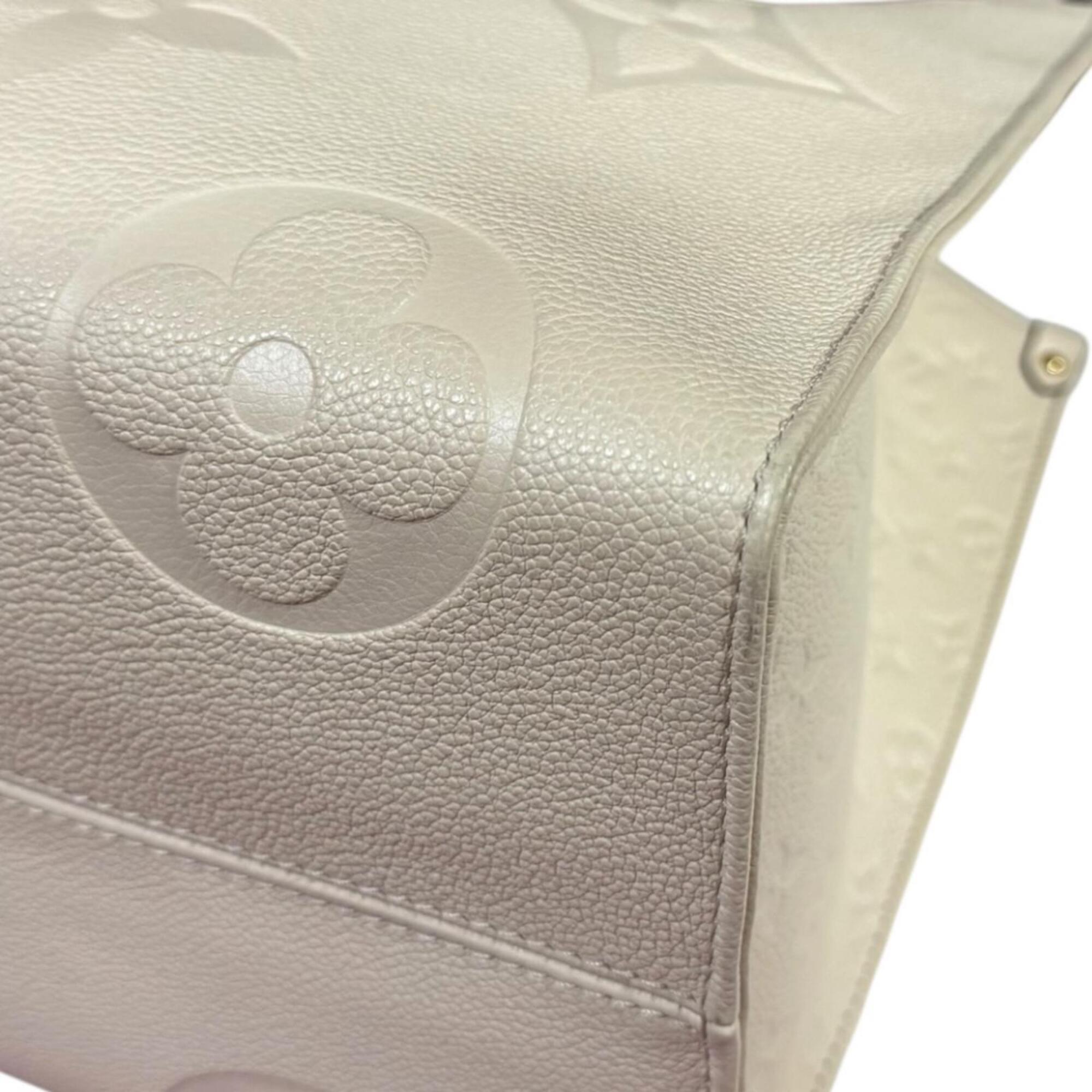 Louis Vuitton Beige Off-White Monogram Empreinte Shoulder Bag (Pre-Owned)