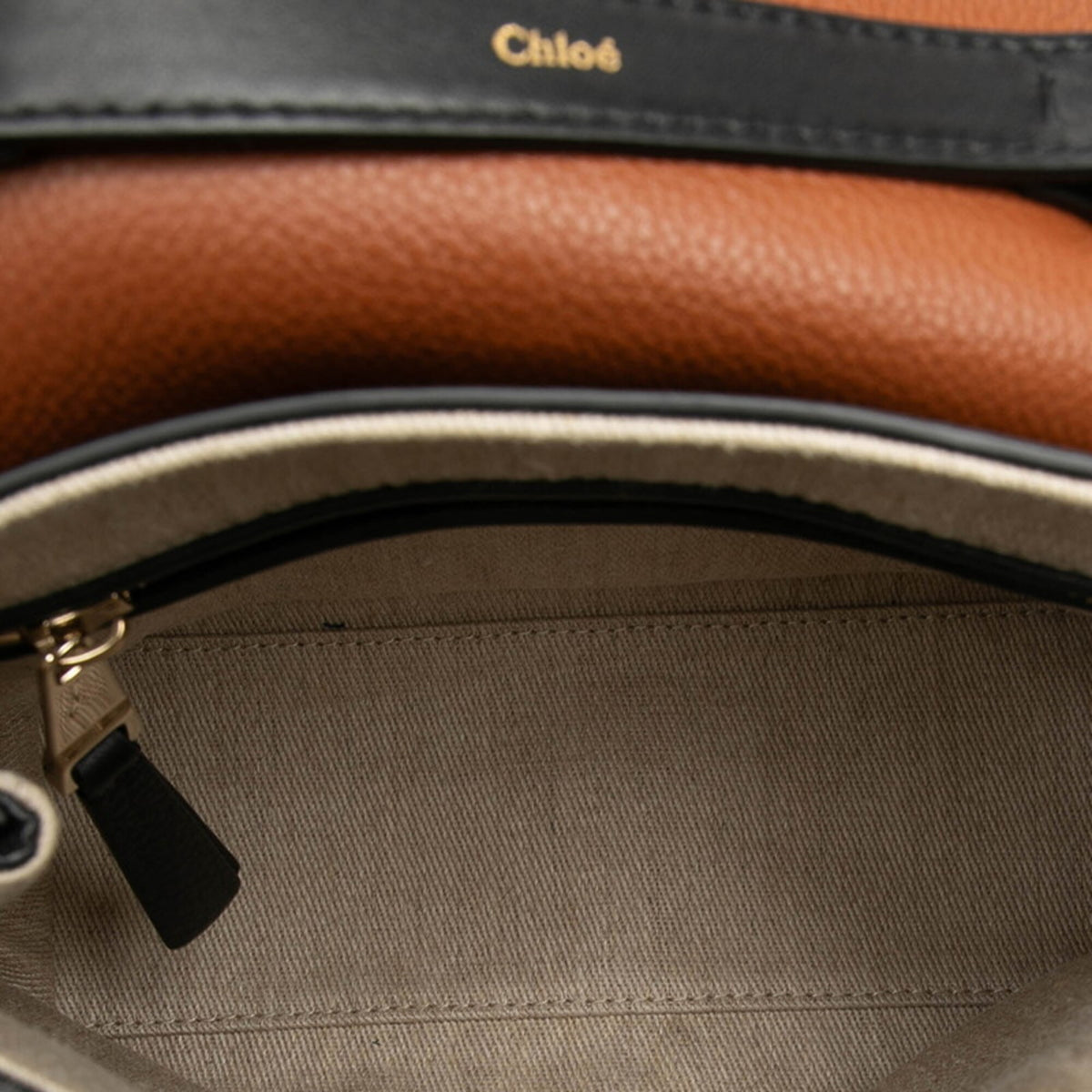 Chloé Black Leather Handbag Shoulder Bag (Pre-Owned)