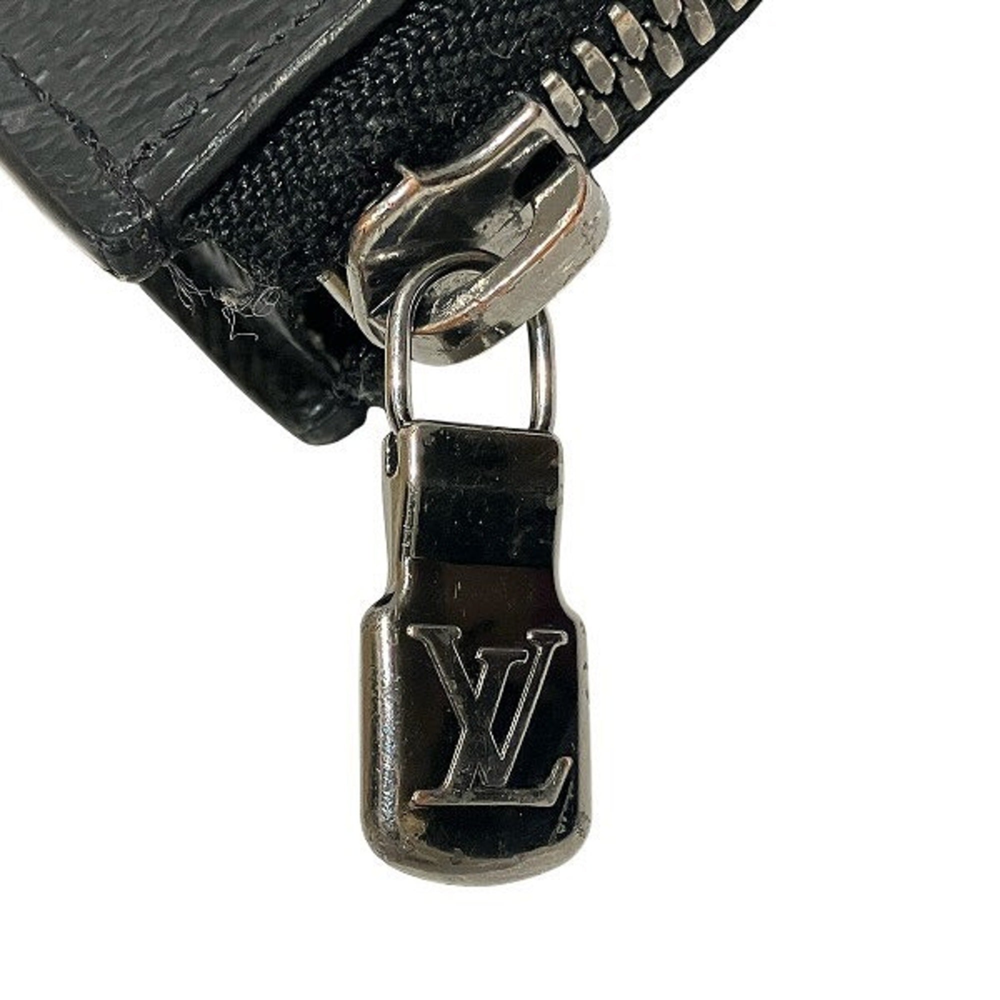 Louis Vuitton Black Monogram Canvas Pvc Coated Canvas Coin Purse/Coin Case (Pre-Owned)