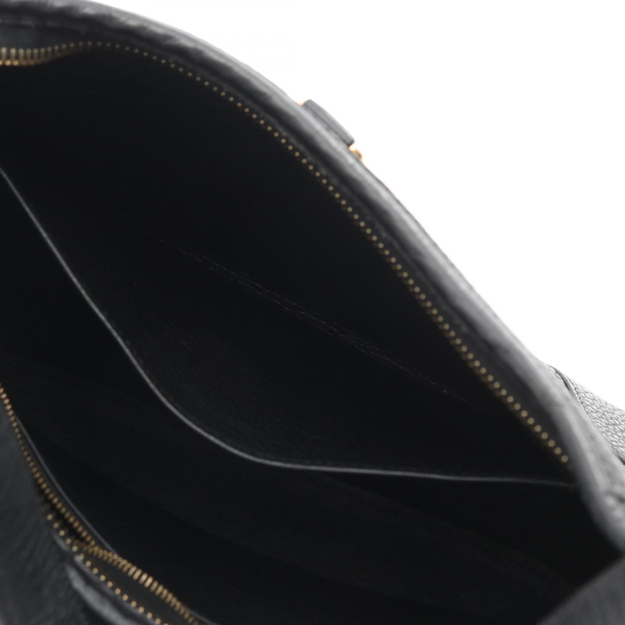Hermes Black Taurillon Clemence Leather Handbag Shoulder Bag (Pre-Owned)