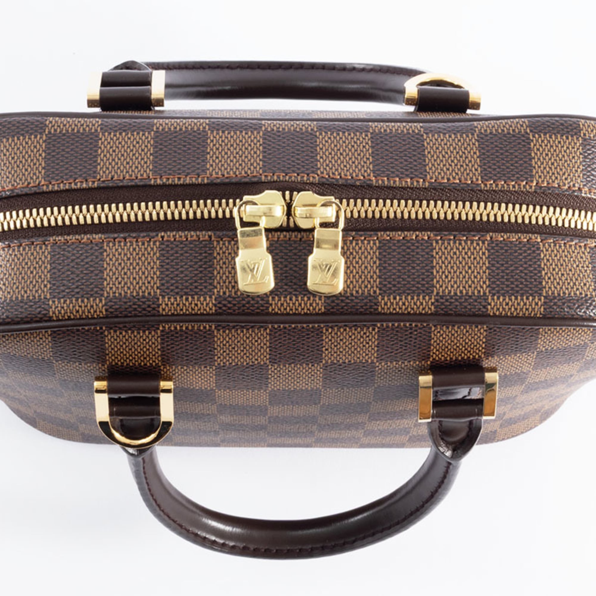 Louis Vuitton Damier Damier Canvas Ebene Handbag (Pre-Owned)