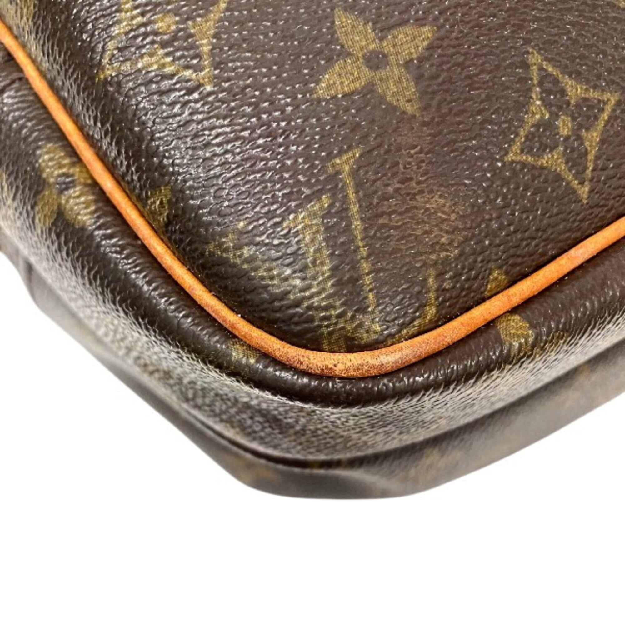 Louis Vuitton Brown Pvc Handbag Shoulder Bag (Pre-Owned)
