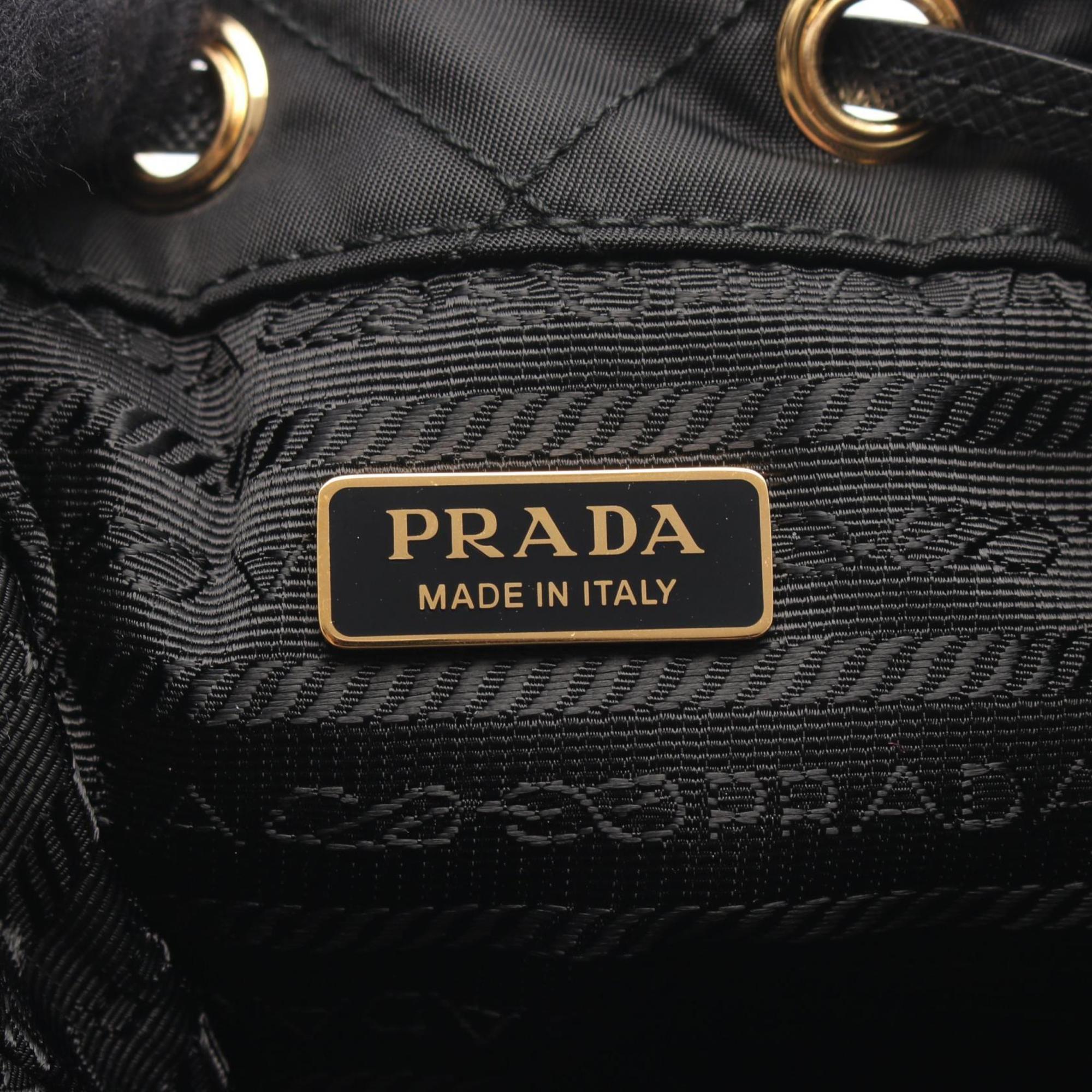 Prada Black Vela Handbag (Pre-Owned)