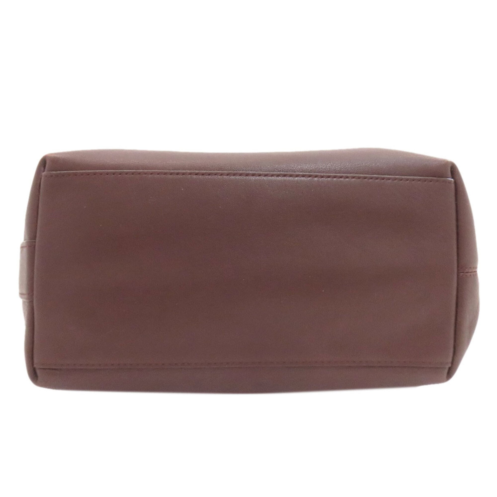 Coach Dark Brown Leather Shoulder Bag (Pre-Owned)