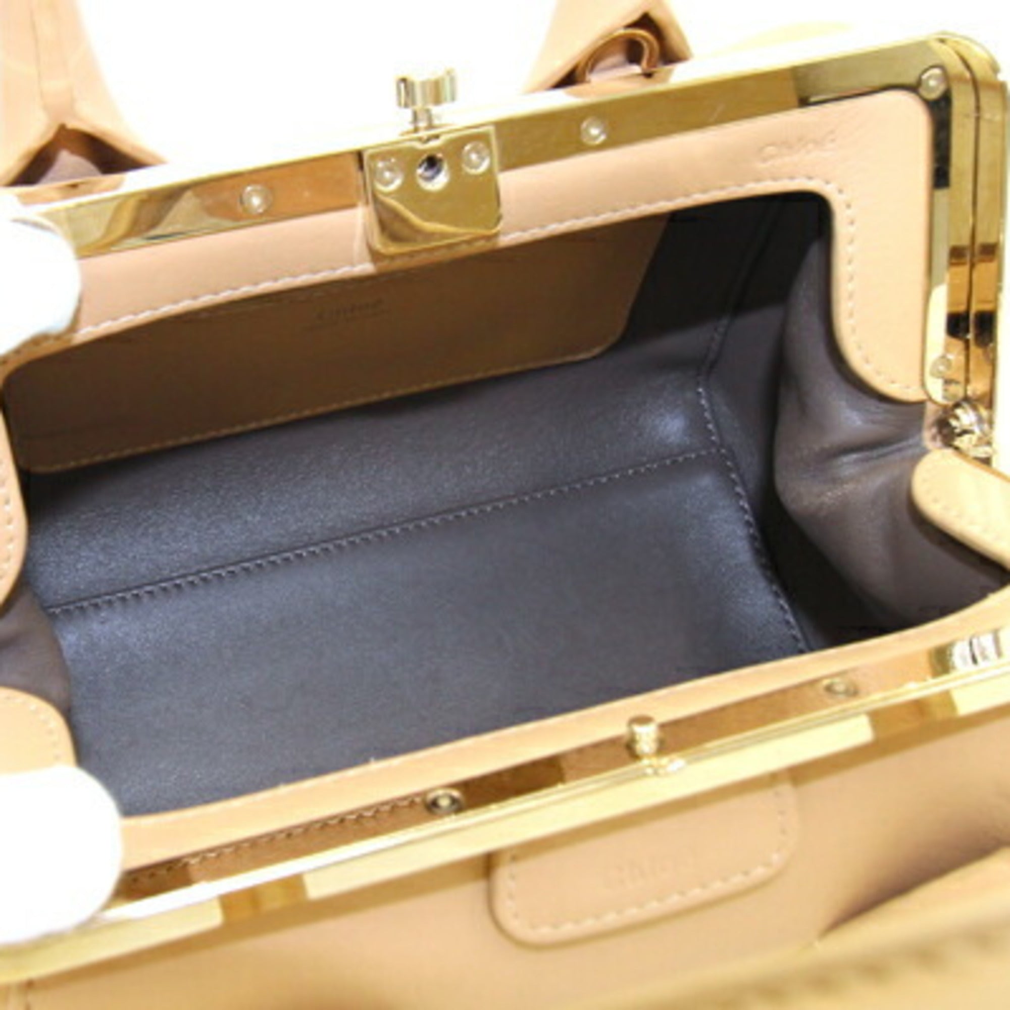 Chloé Beige Leather Handbag (Pre-Owned)