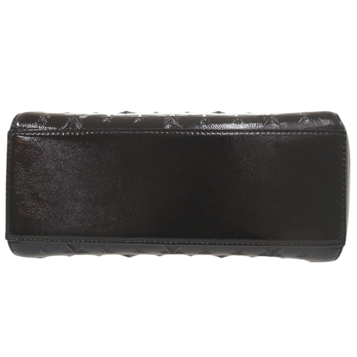 Jimmy Choo Black Patent Leather Handbag Shoulder Bag (Pre-Owned)