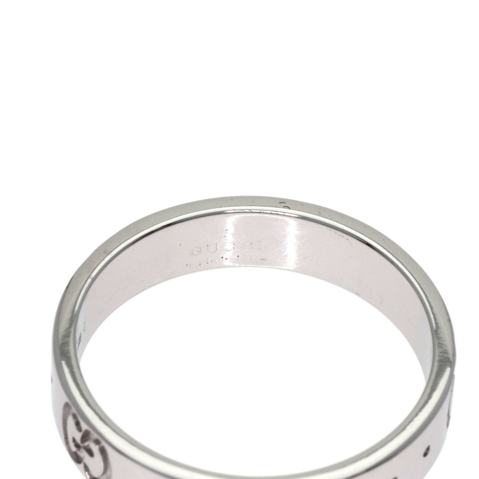 Gucci Icon White Gold (18K) Band Ring (Pre-Owned)