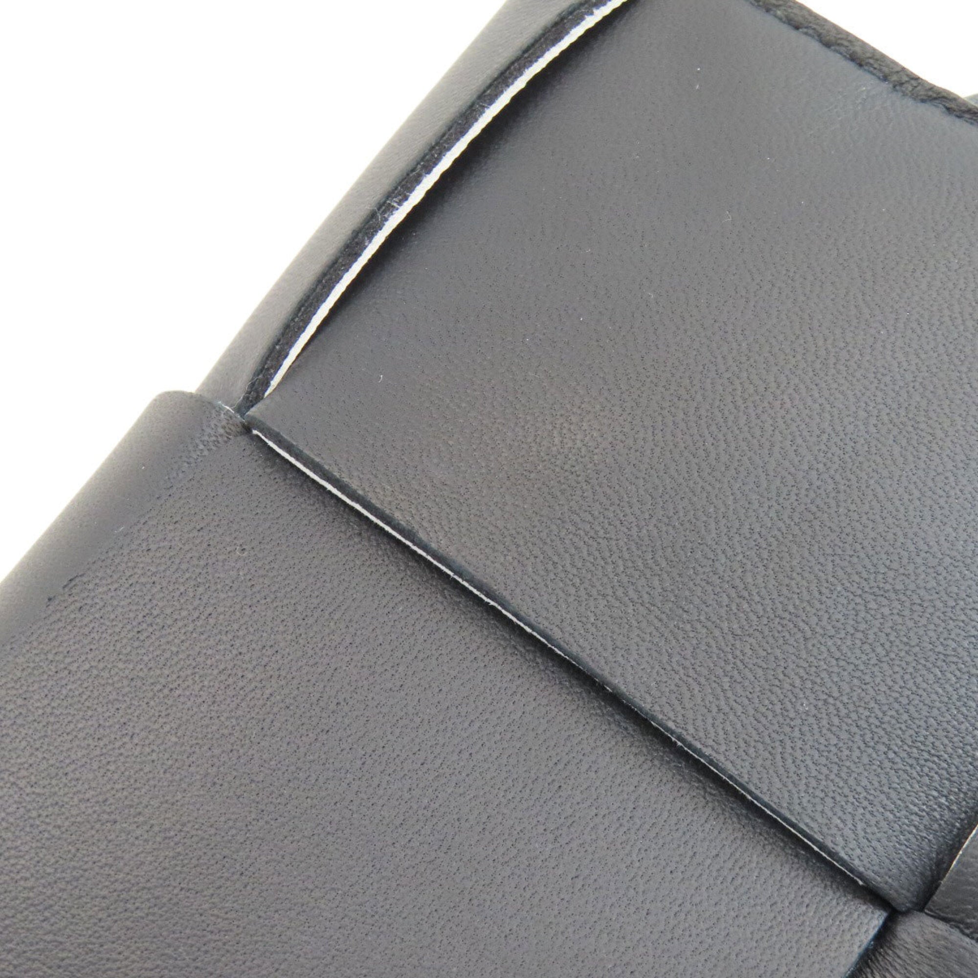 Bottega Veneta Black Leather Shoulder Bag (Pre-Owned)