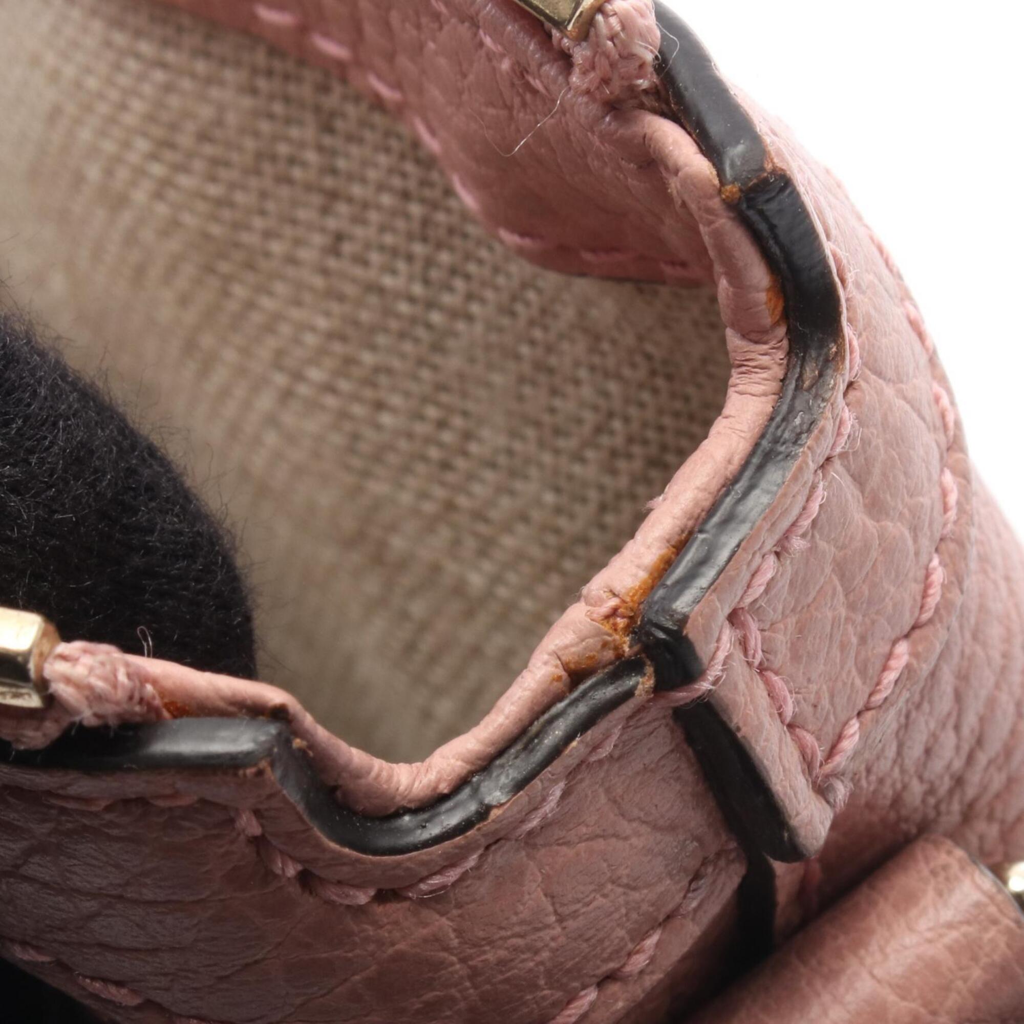 Gucci Pink Leather Handbag (Pre-Owned)
