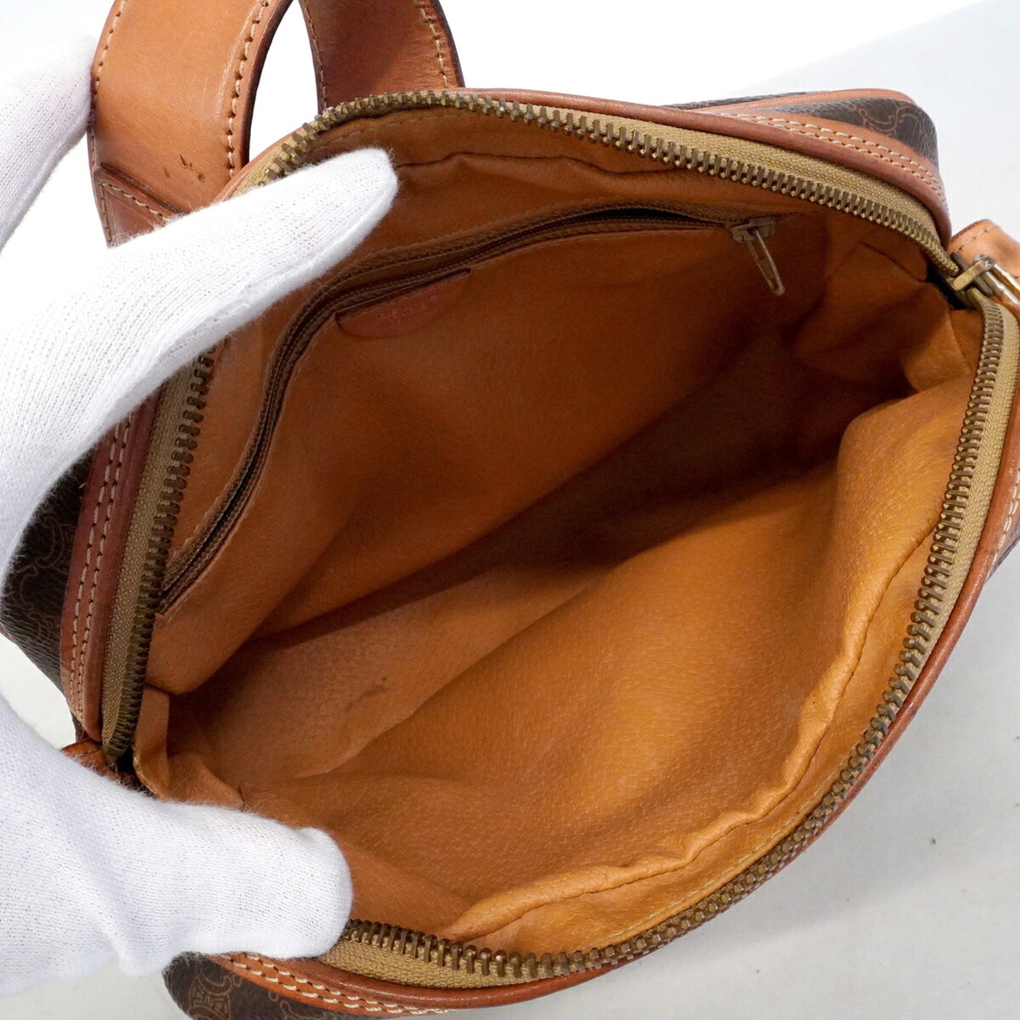 Celine Brown Pvc Shoulder Bag (Pre-Owned)