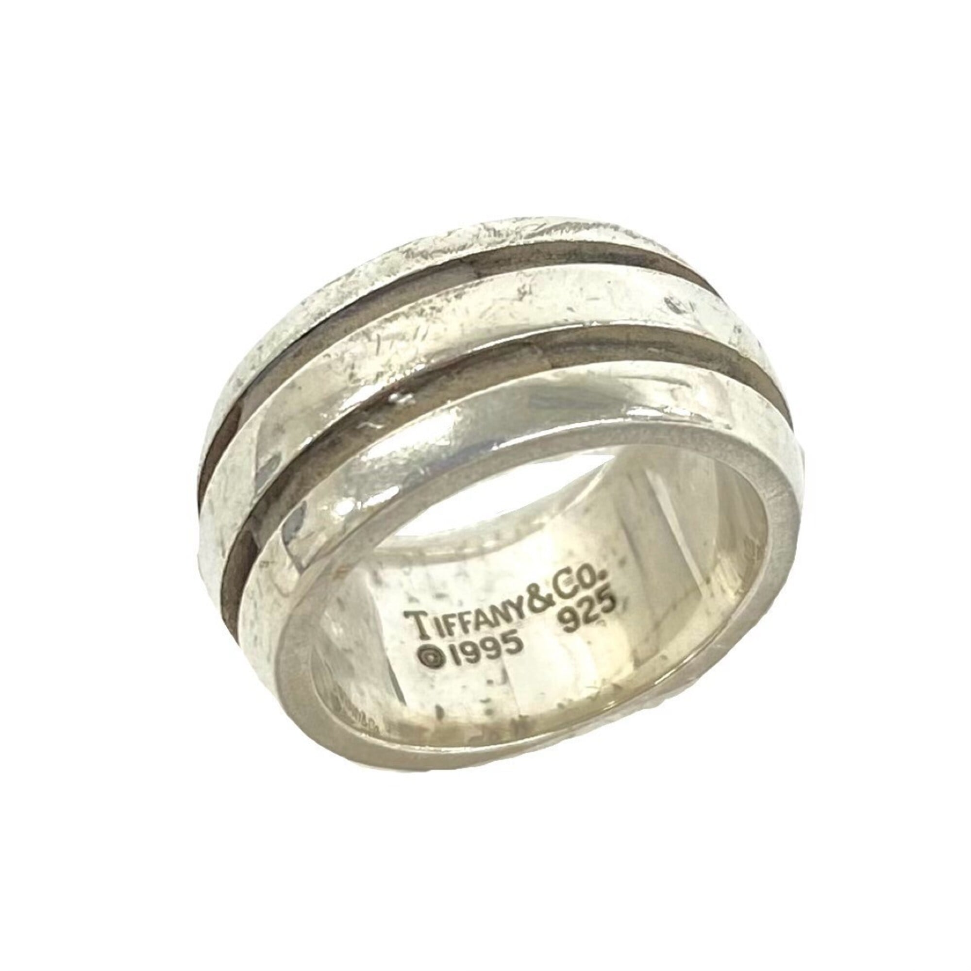 Tiffany Silver Silver 925 Band Ring (Pre-Owned)