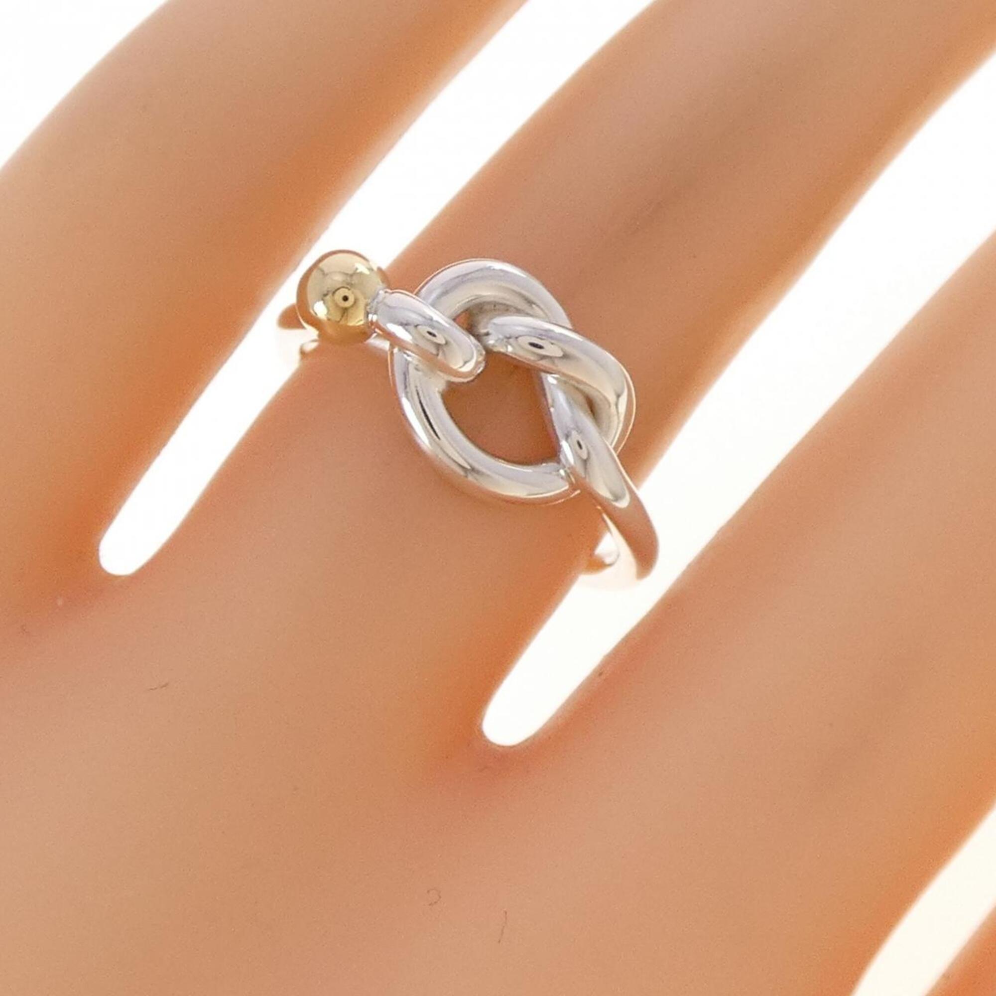 Tiffany Yellow Gold (18K) Silver 925 Band Ring (Pre-Owned)