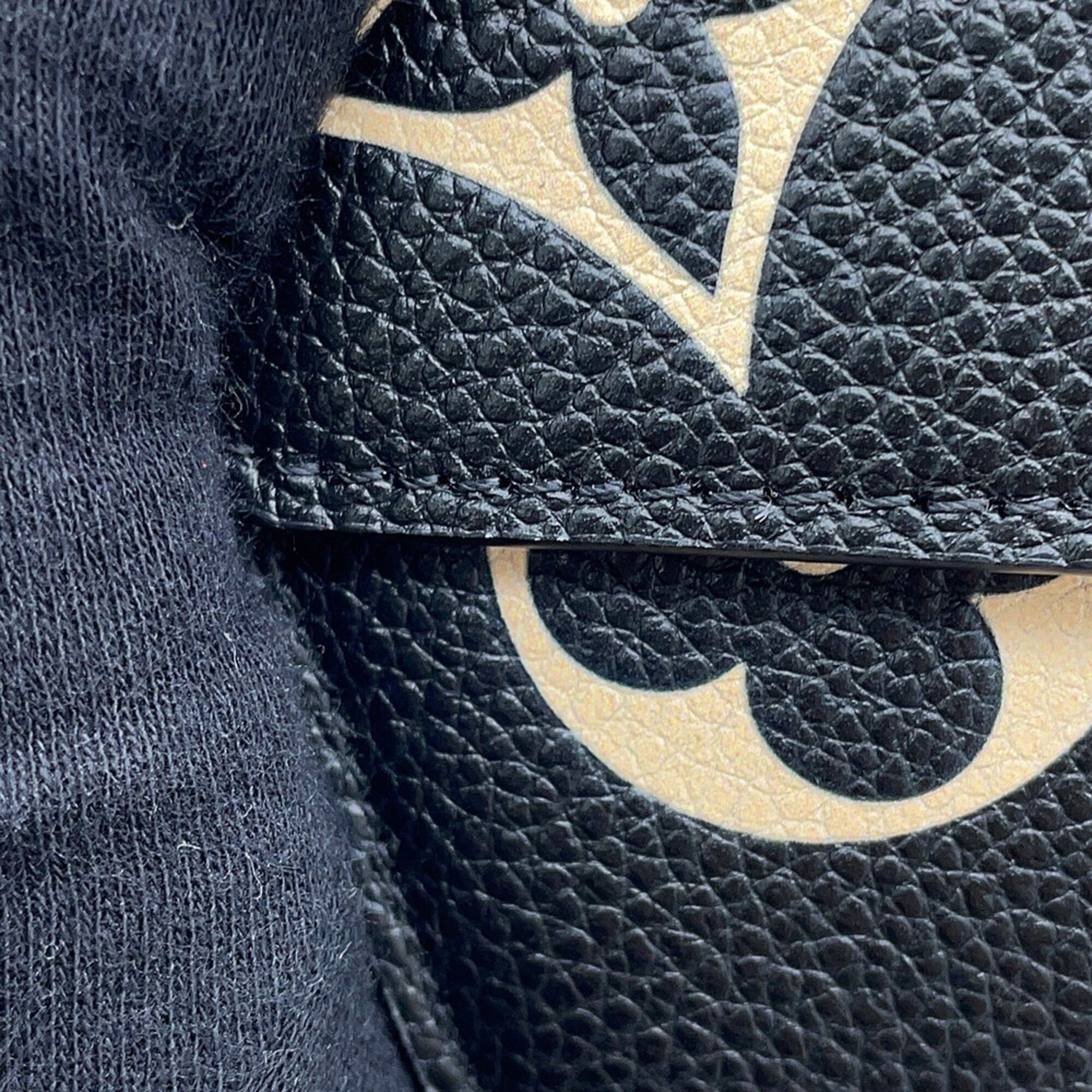 Louis Vuitton Beige Noir Monogram Empreinte Coin Purse/Coin Case (Pre-Owned)