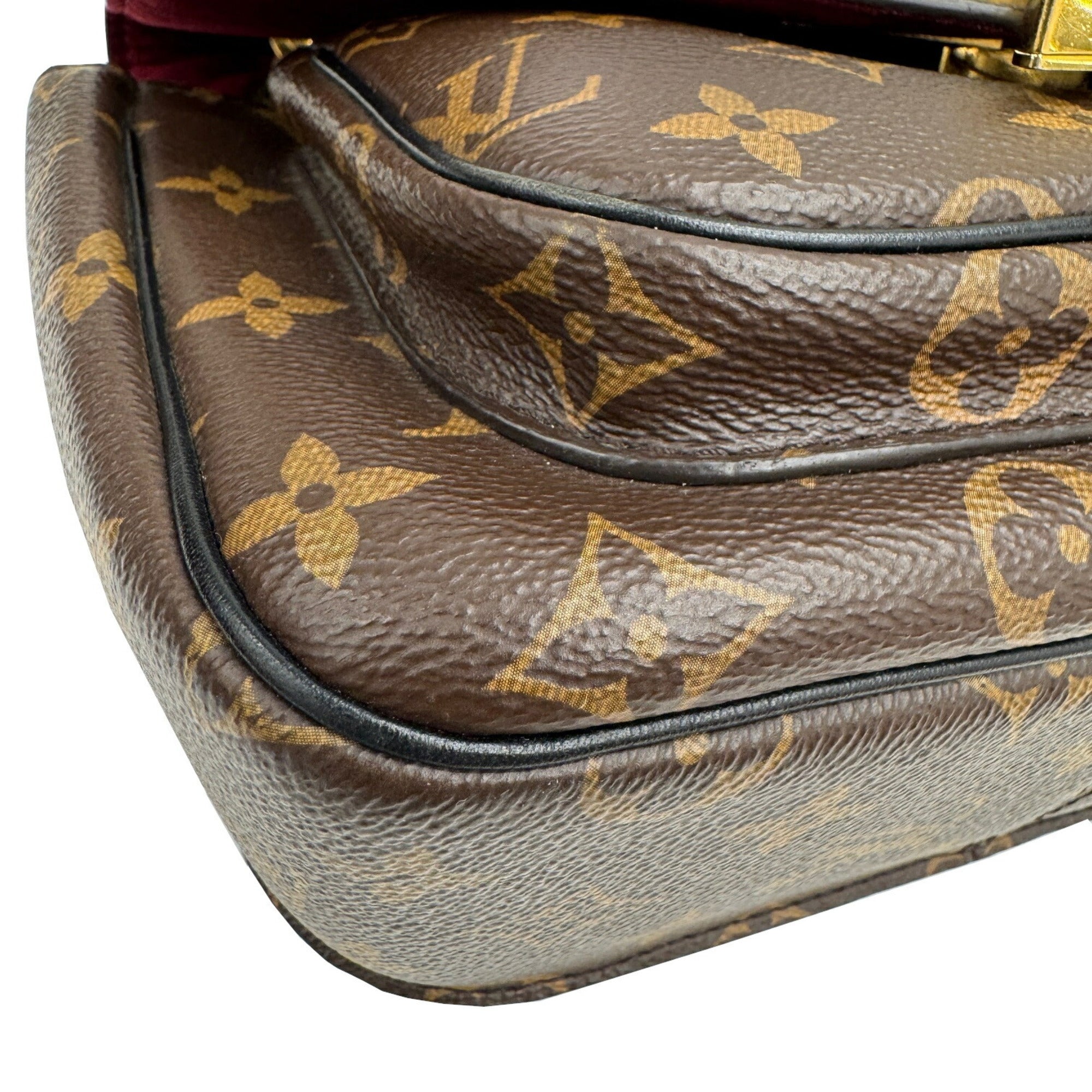 Louis Vuitton Monogram Black Brown Monogram Leather Shoulder Bag (Pre-Owned)