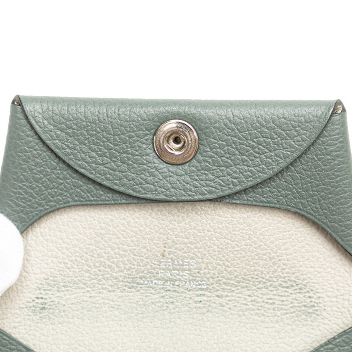 Hermes Gray Coin Purse/Coin Case (Pre-Owned)