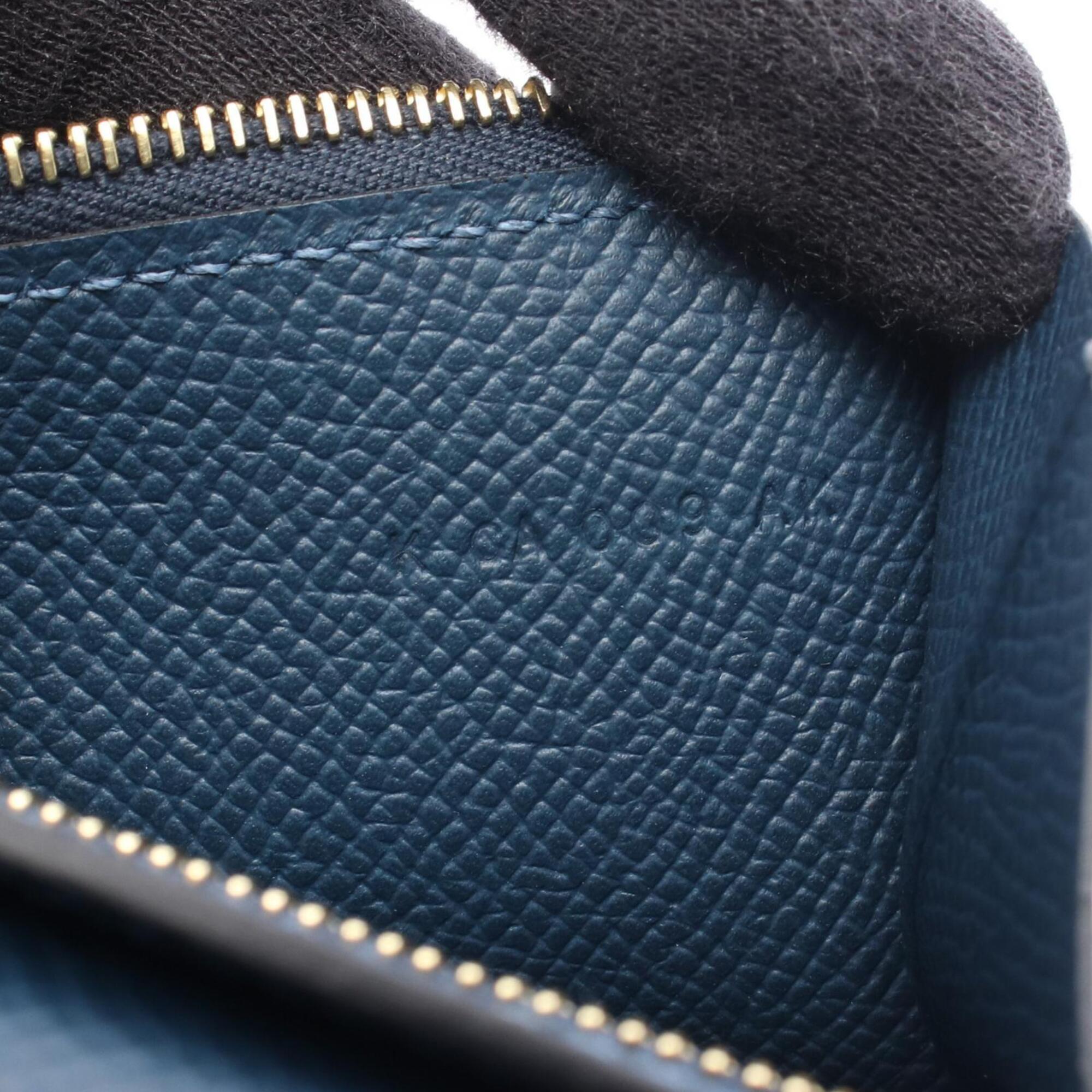 Hermes Blue Epsom Leather Wallet (Bi-Fold) (Pre-Owned)
