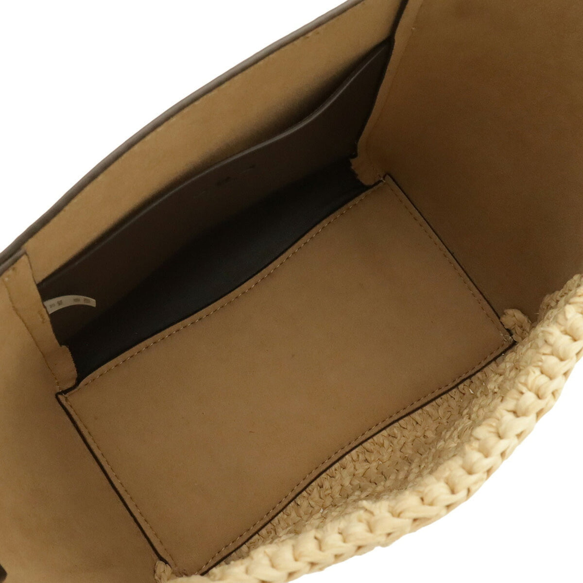 Tory Burch Beige Brown Brown Leather Handbag Shoulder Bag (Pre-Owned)