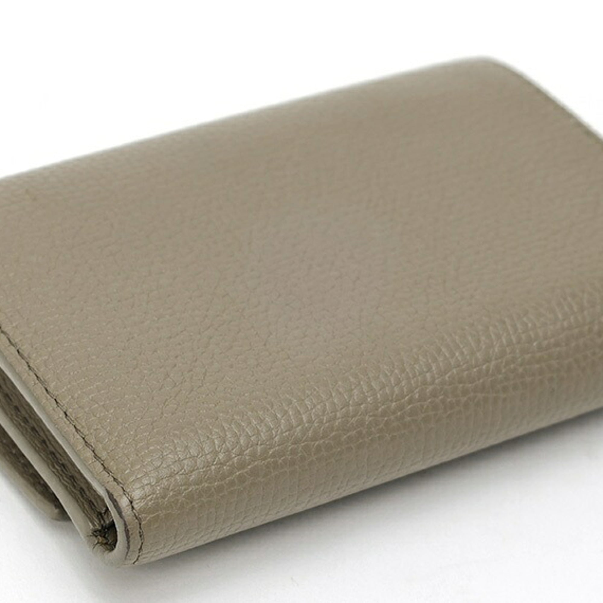Loewe Khaki Leather Wallet (Tri-Fold) (Pre-Owned)