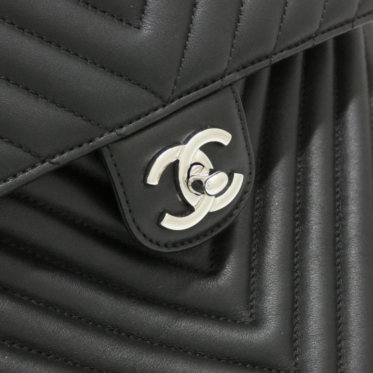 Chanel Black Leather Backpack (Pre-Owned)
