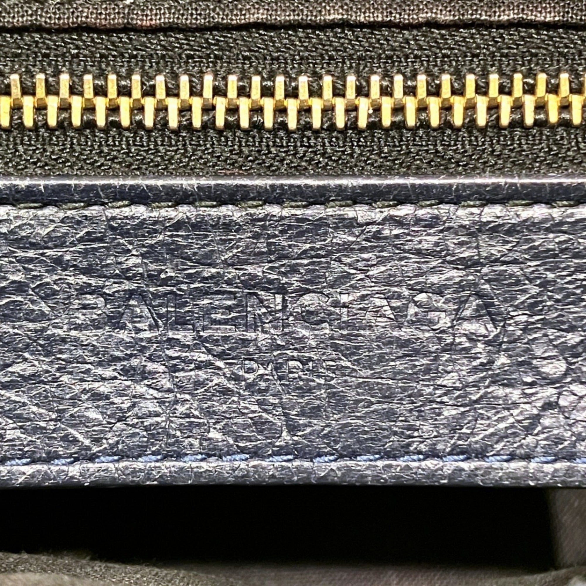 Balenciaga Navy Leather Handbag (Pre-Owned)