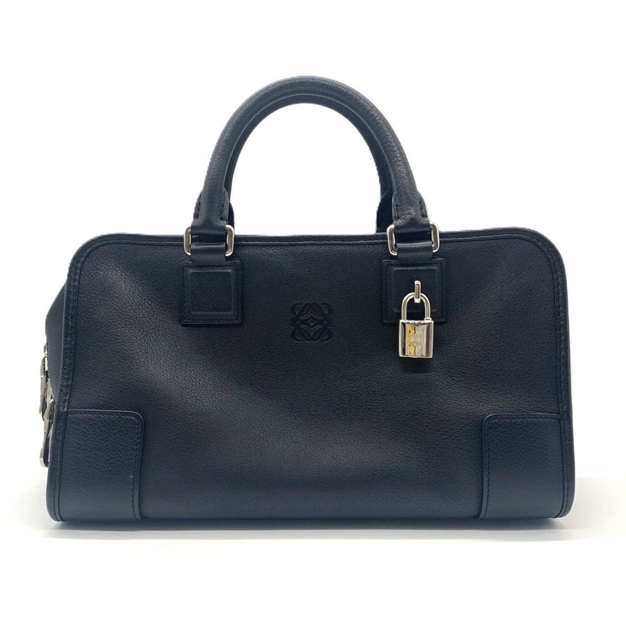 Loewe Black Leather Handbag (Pre-Owned)