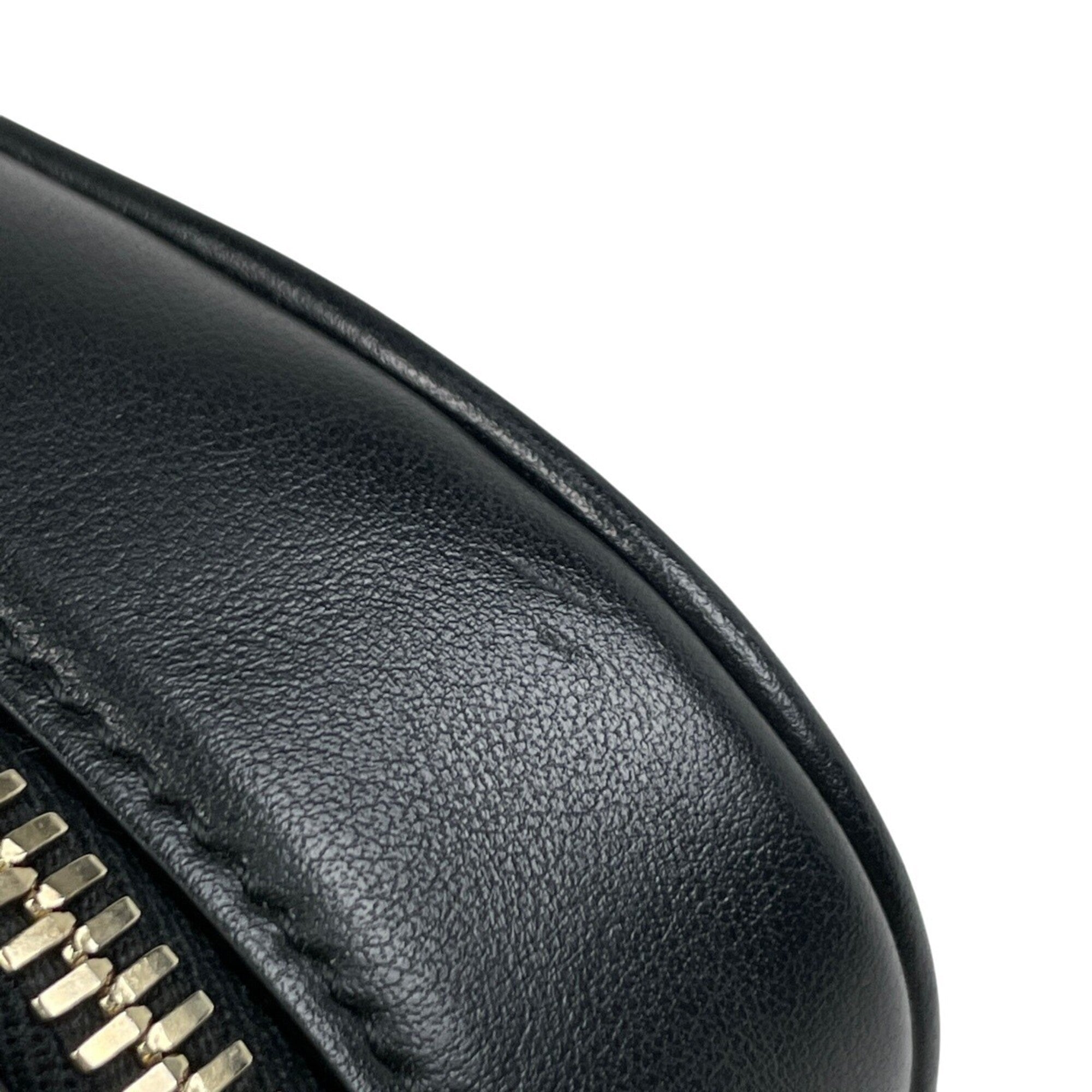 Gucci Black Leather Shoulder Bag (Pre-Owned)