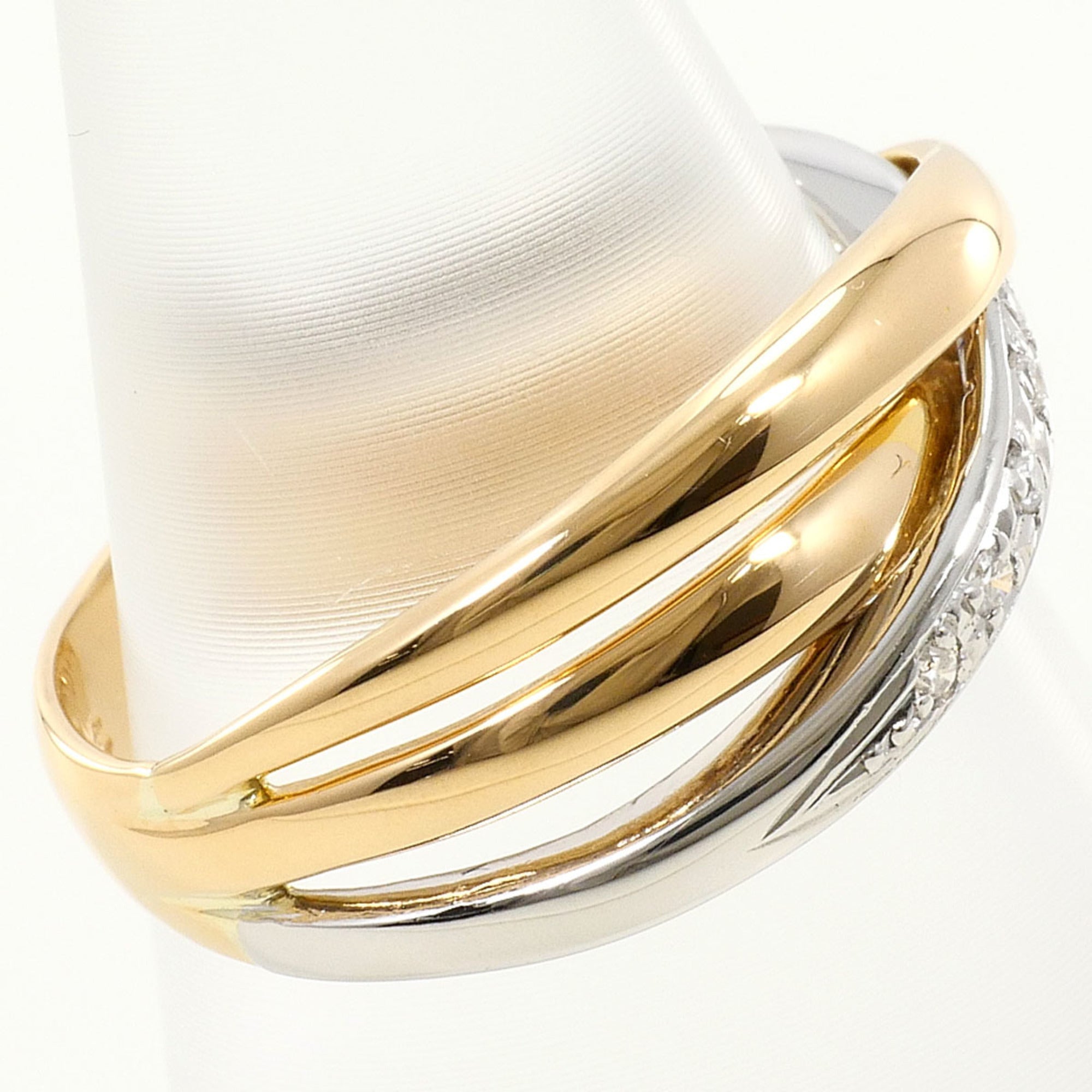 Unbranded Platinum Yellow Gold Yellow Gold (18K) Platinum 900 Band Ring (Pre-Owned)