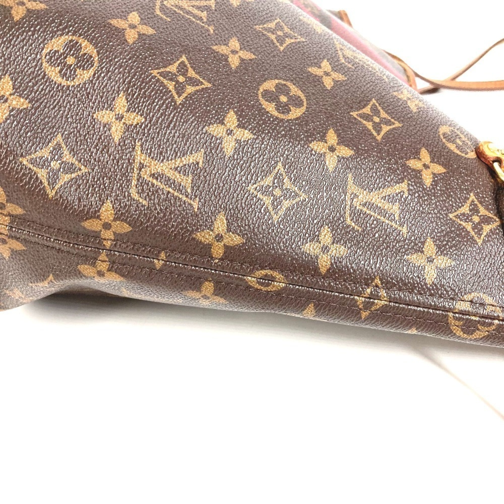 Louis Vuitton Brown Monogram Shoulder Bag Tote Bag (Pre-Owned)