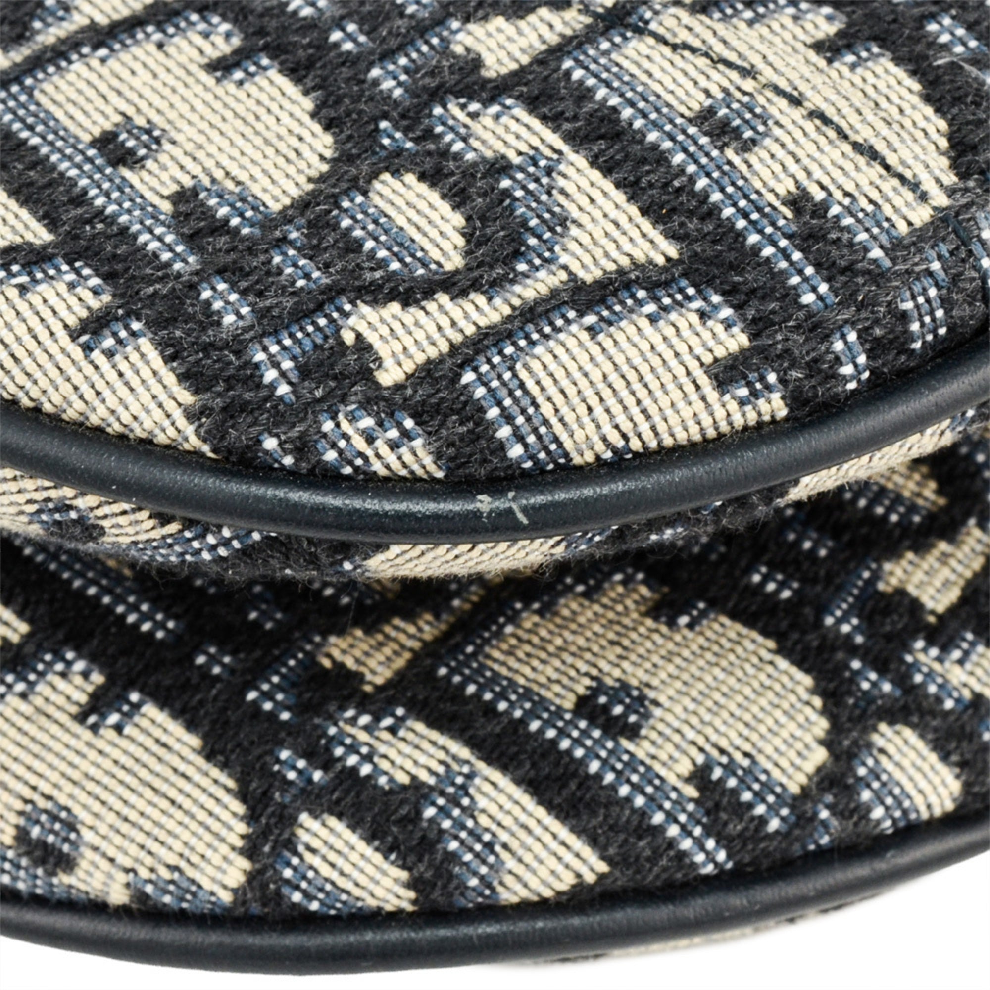 Christian Dior Navy Canvas Shoulder Bag (Pre-Owned)