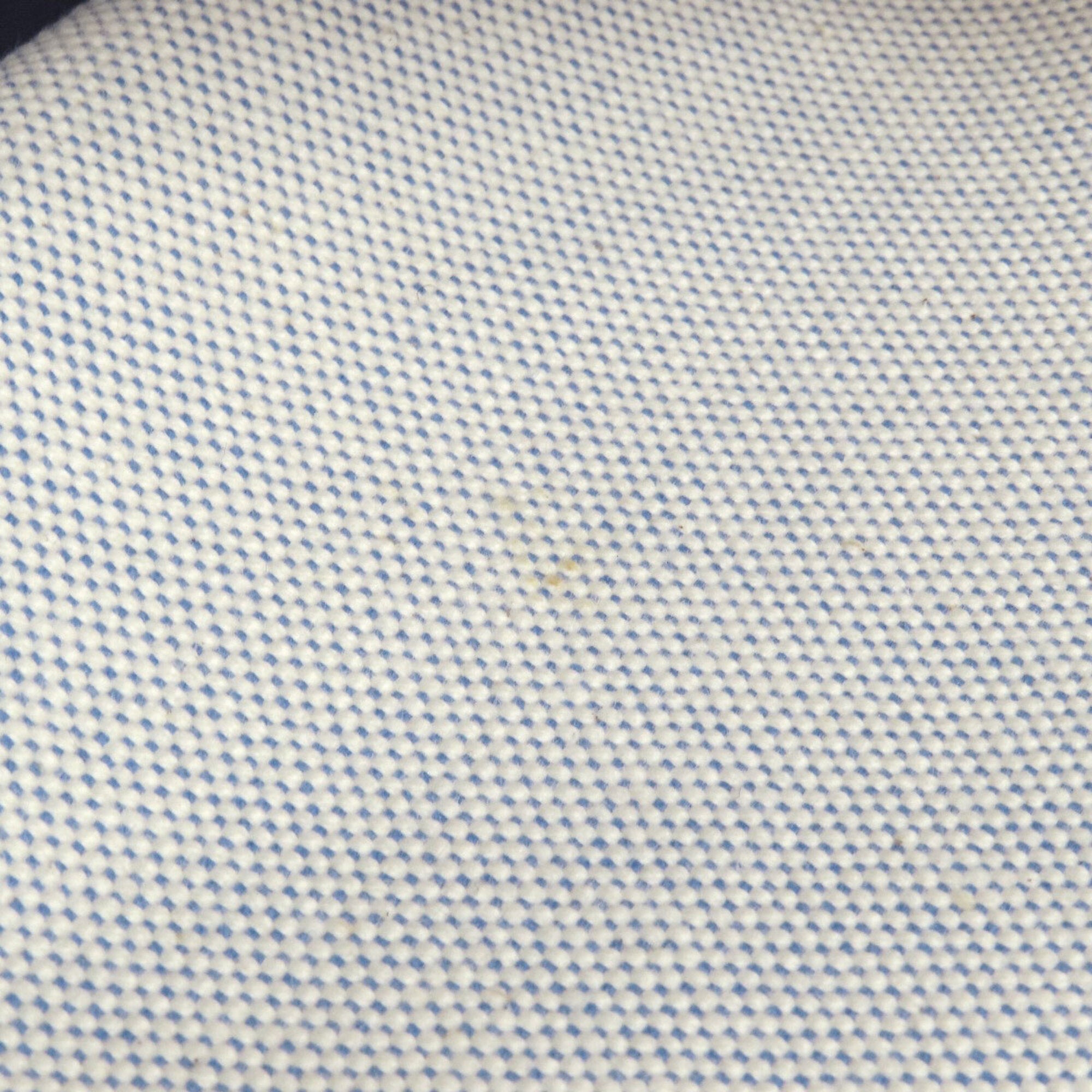 Hermes Light Blue Toile H Leather Tote Bag (Pre-Owned)