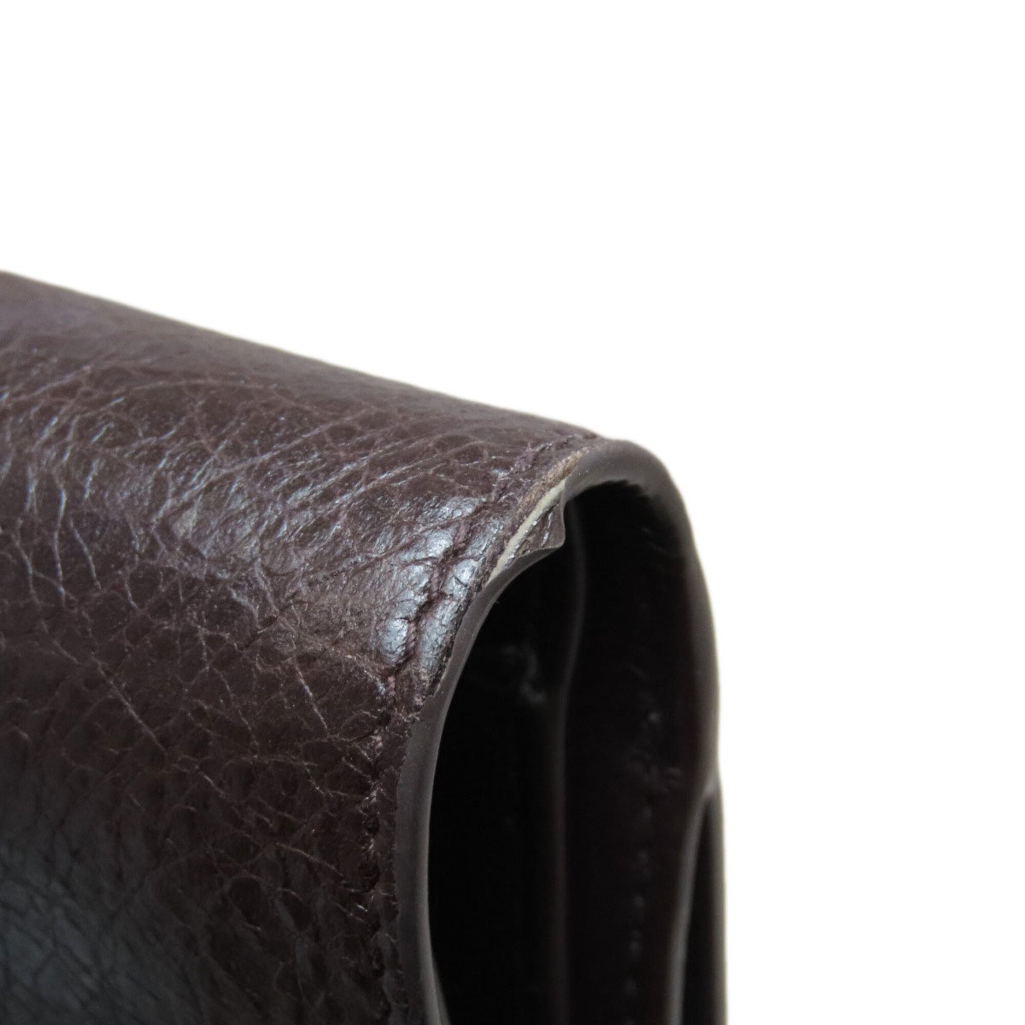 Balenciaga Dark Brown Leather Wallet (Bi-Fold) (Pre-Owned)